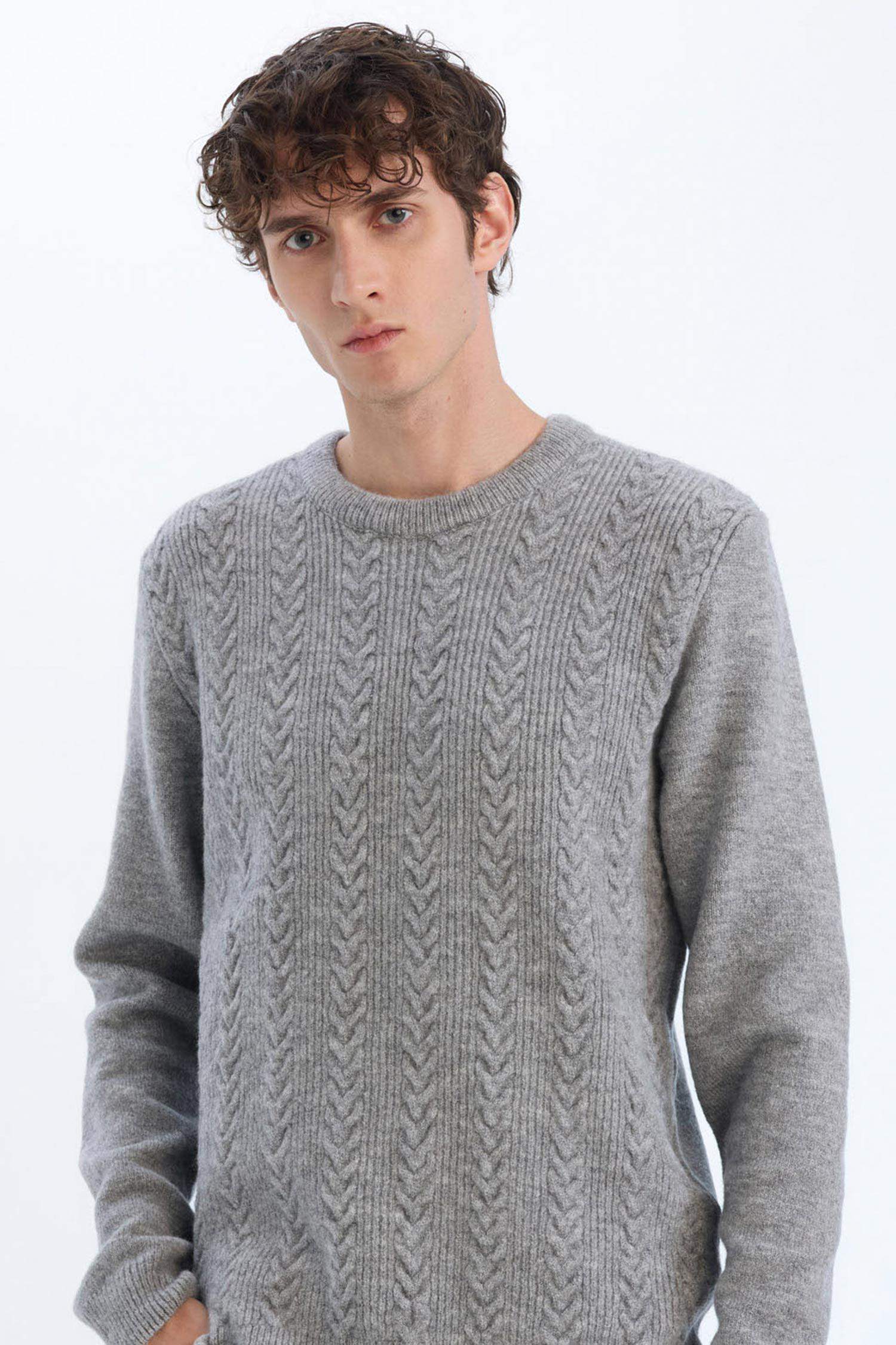 Standart Fit Bisiklet Yaka Triko Kazak