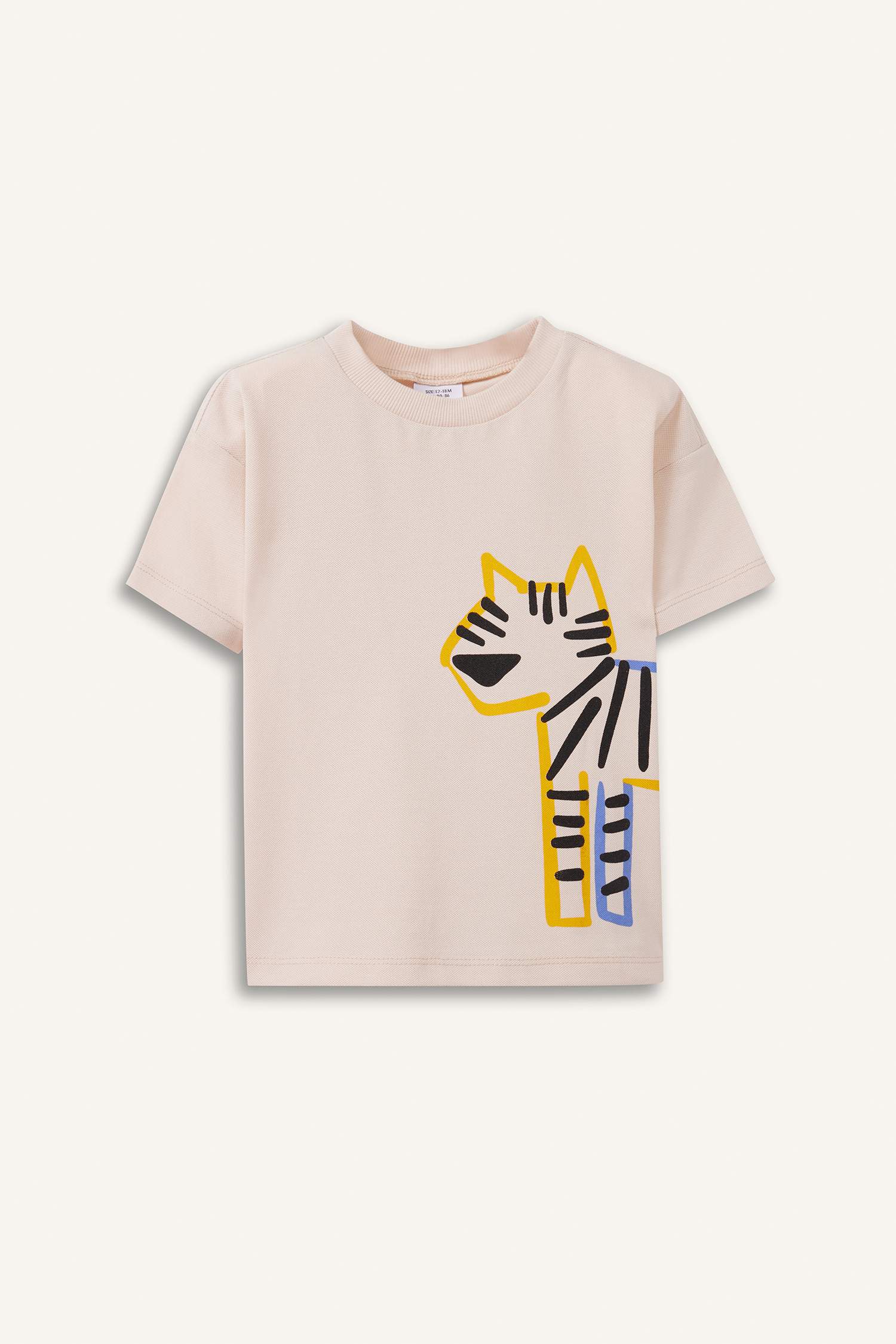 تيشيرت بيبي ولادي نص ردن قصة عادية بياخة مستديرة