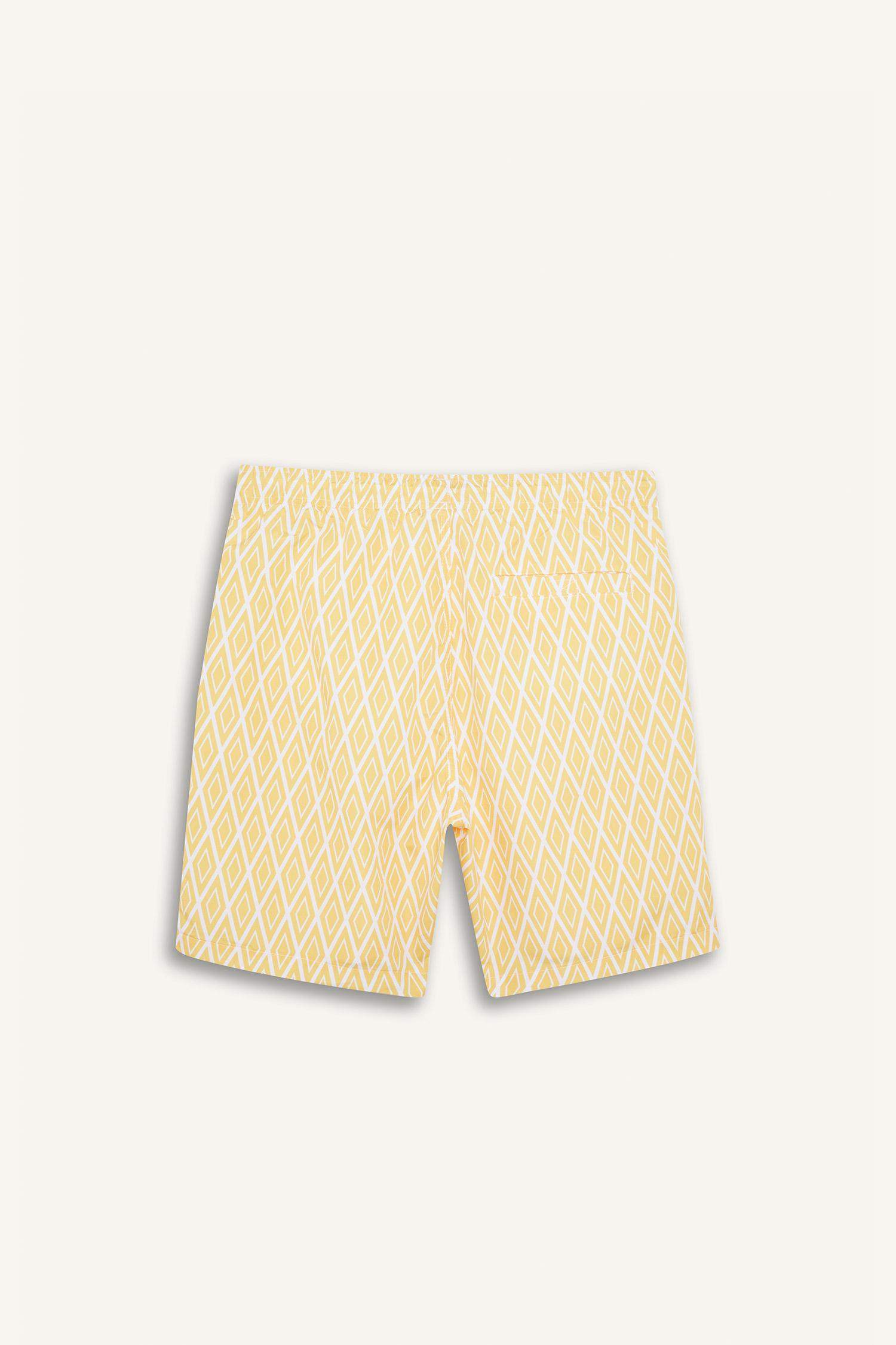 شورت بحر قصير ببطانة شبكية