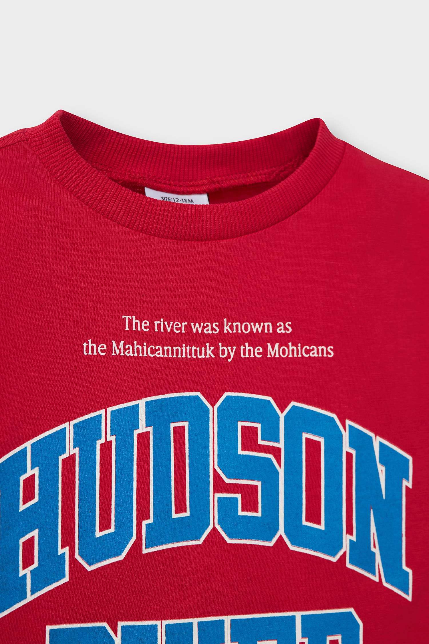 Erkek Bebek Bisiklet Yaka Baskılı Kısa Kollu Tişört