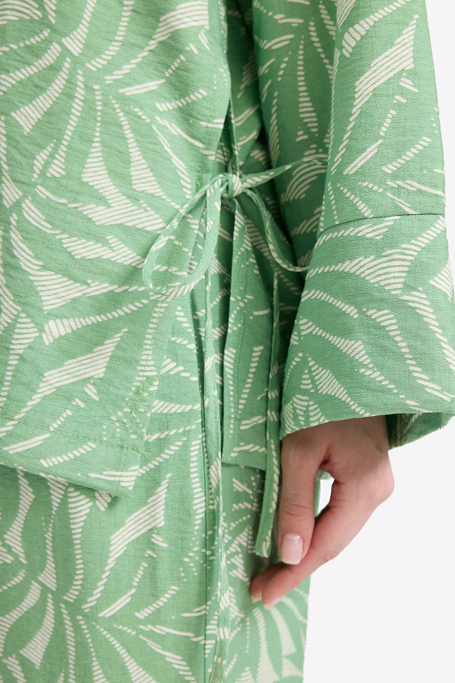 Relax Fit Printed Long Sleeve Tunic