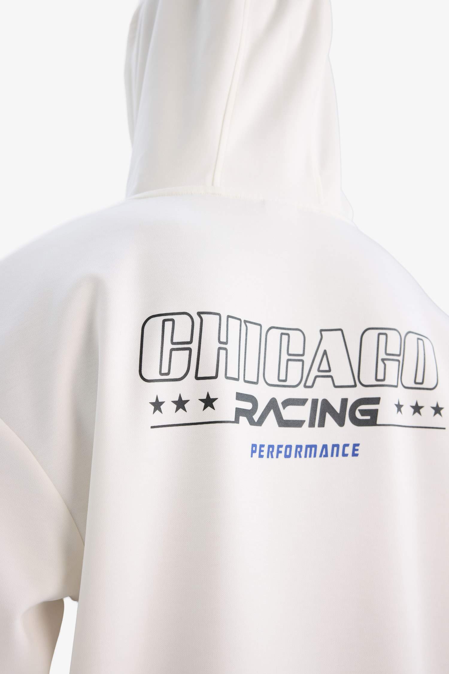 DeFactoFit Boxy Fit Hooded Scuba Fabric Sports Sweatshirt