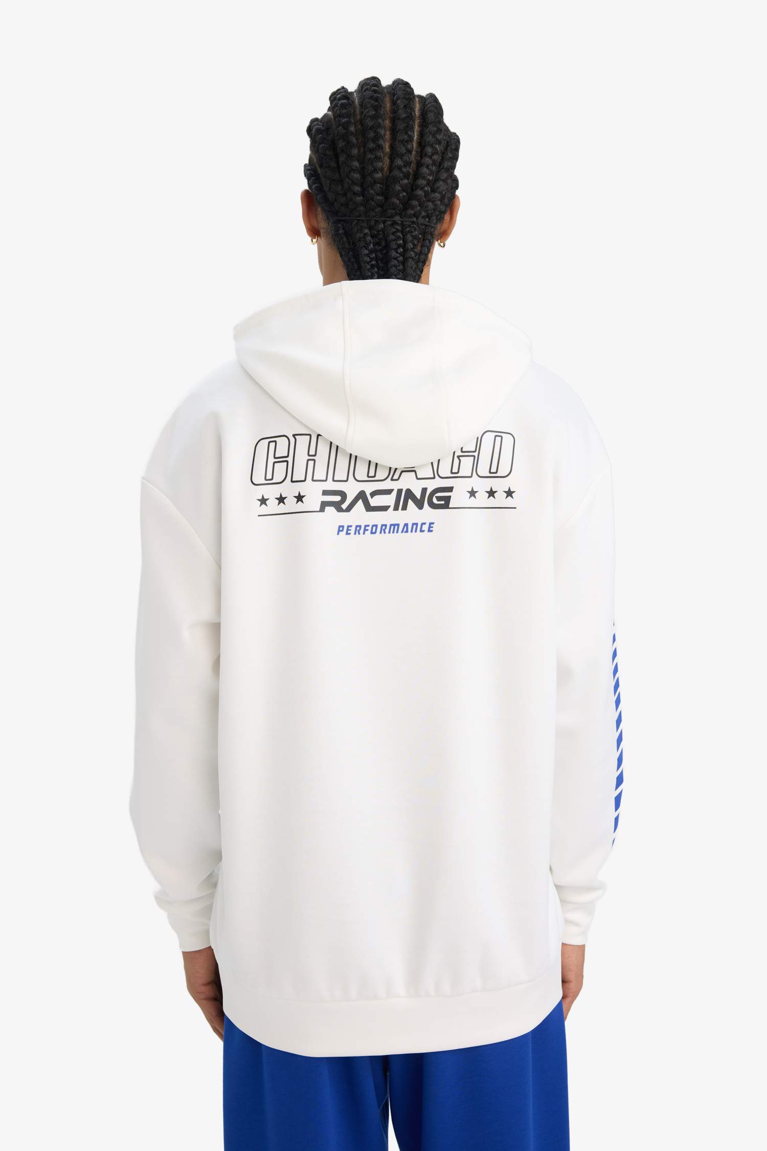 DeFactoFit Boxy Fit Hooded Scuba Fabric Sports Sweatshirt