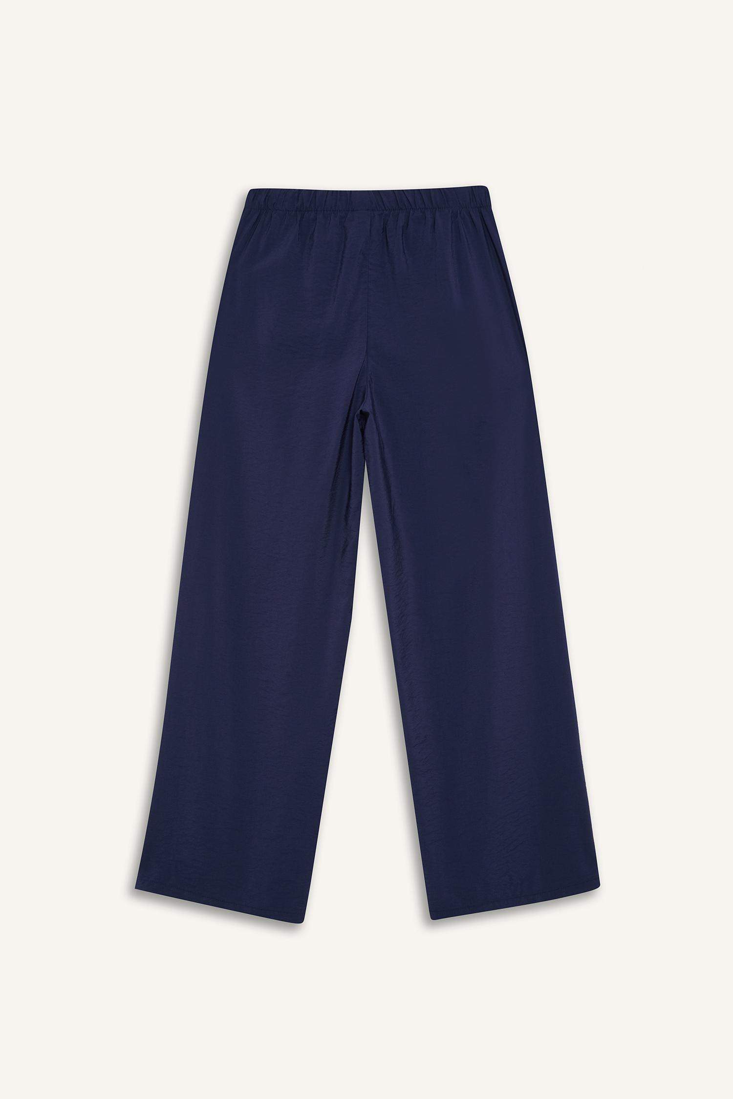 Regular Fit Beli Lastikli Plaj Pantolonu-Fall in Love