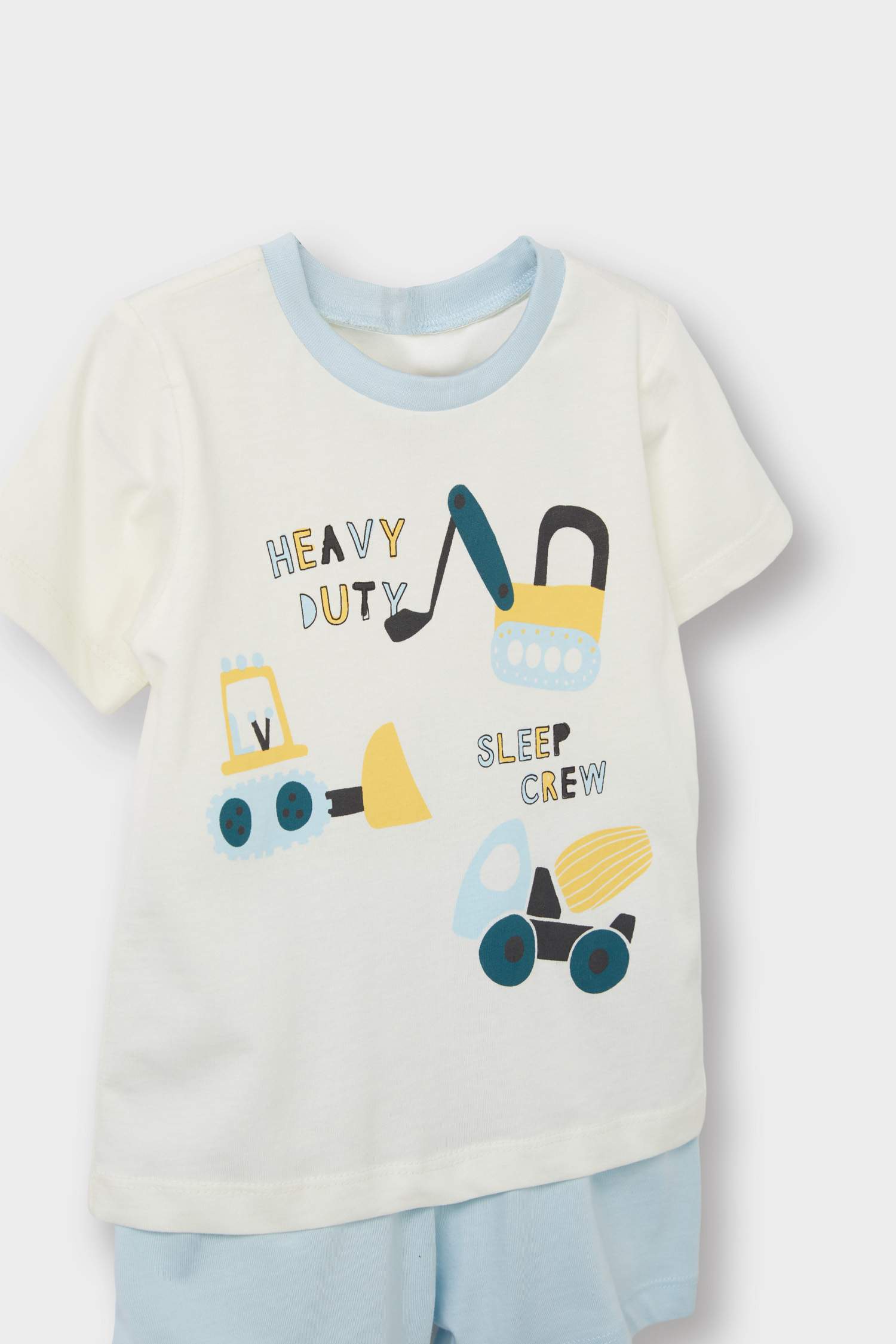 Baby Boy Vehicle Print Cotton 4 Piece Pajama Set