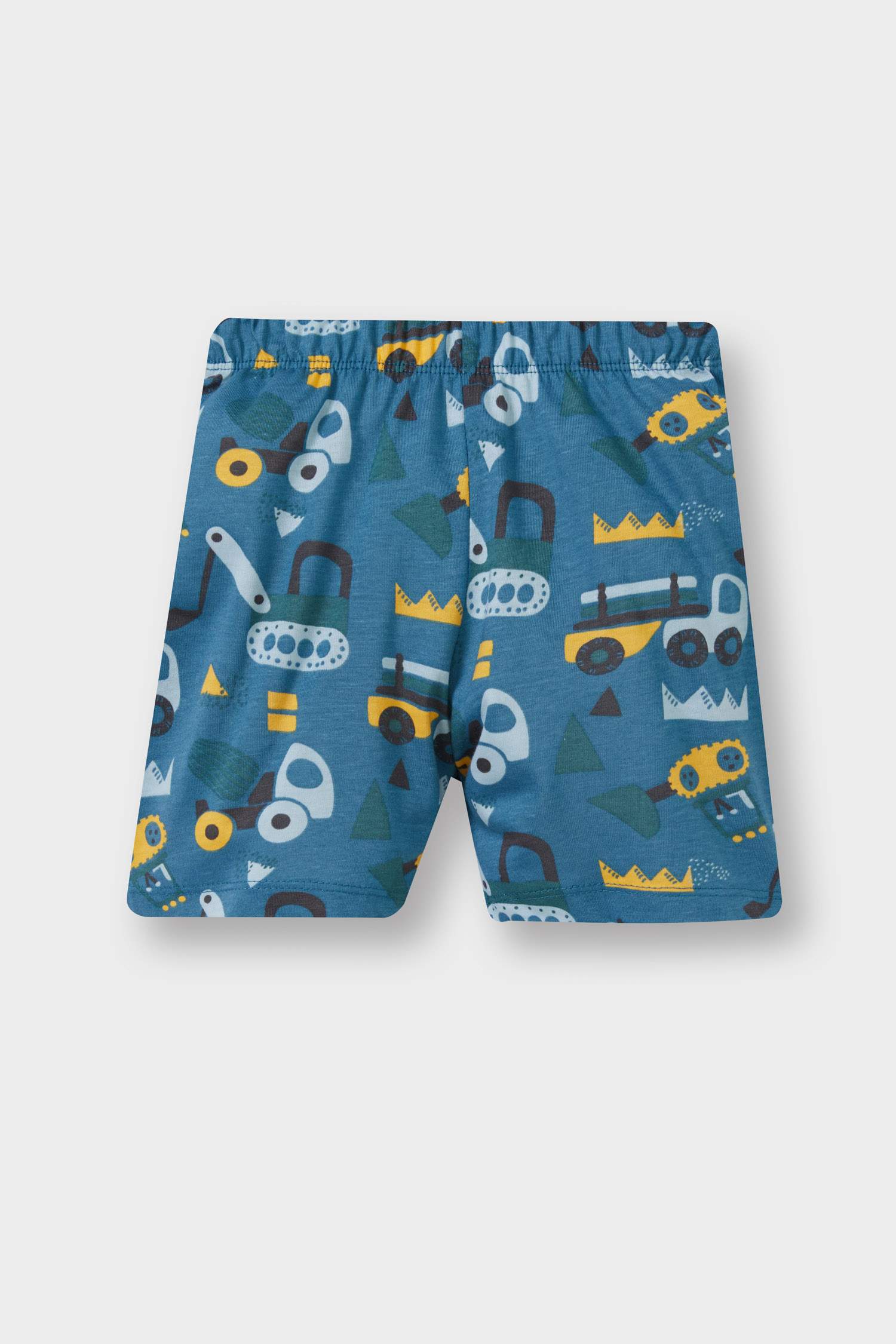 Baby Boy Vehicle Print Cotton 4 Piece Pajama Set