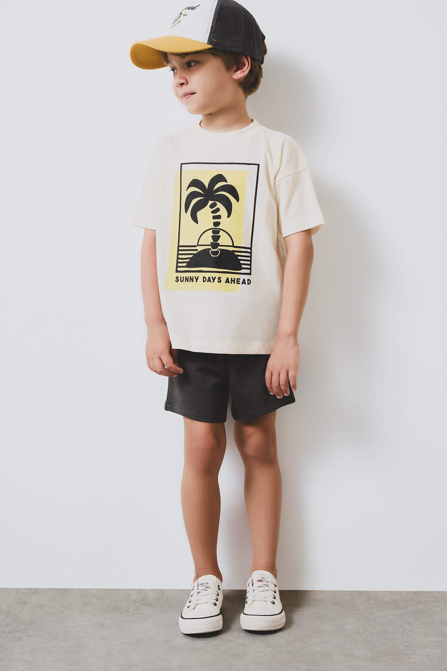 سيت بيبي ولادي بطبعة نخيل - قطعتين