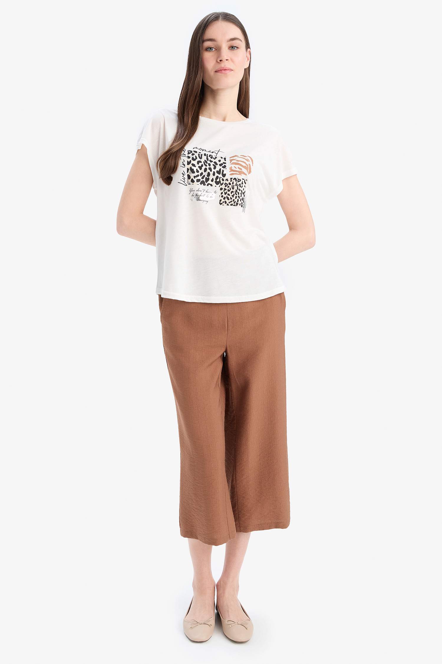 Regular Fit Crew Neck Short Sleeve T-Shirt