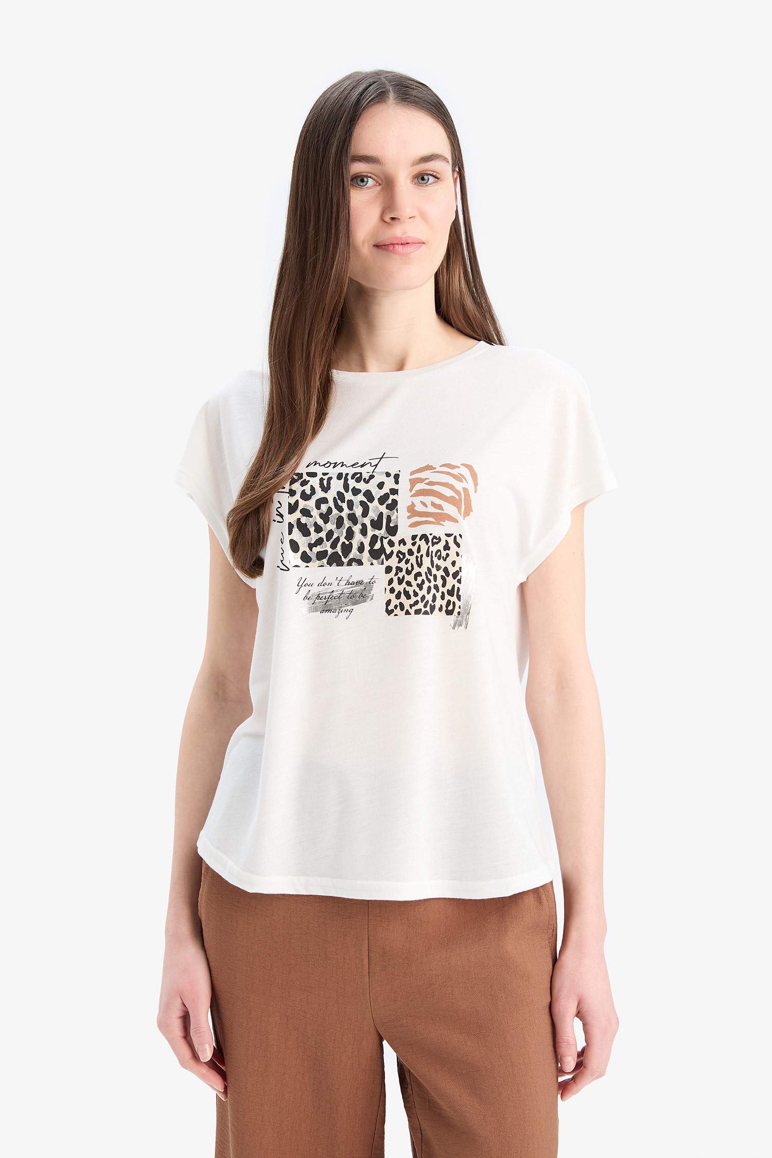 Regular Fit Crew Neck Short Sleeve T-Shirt