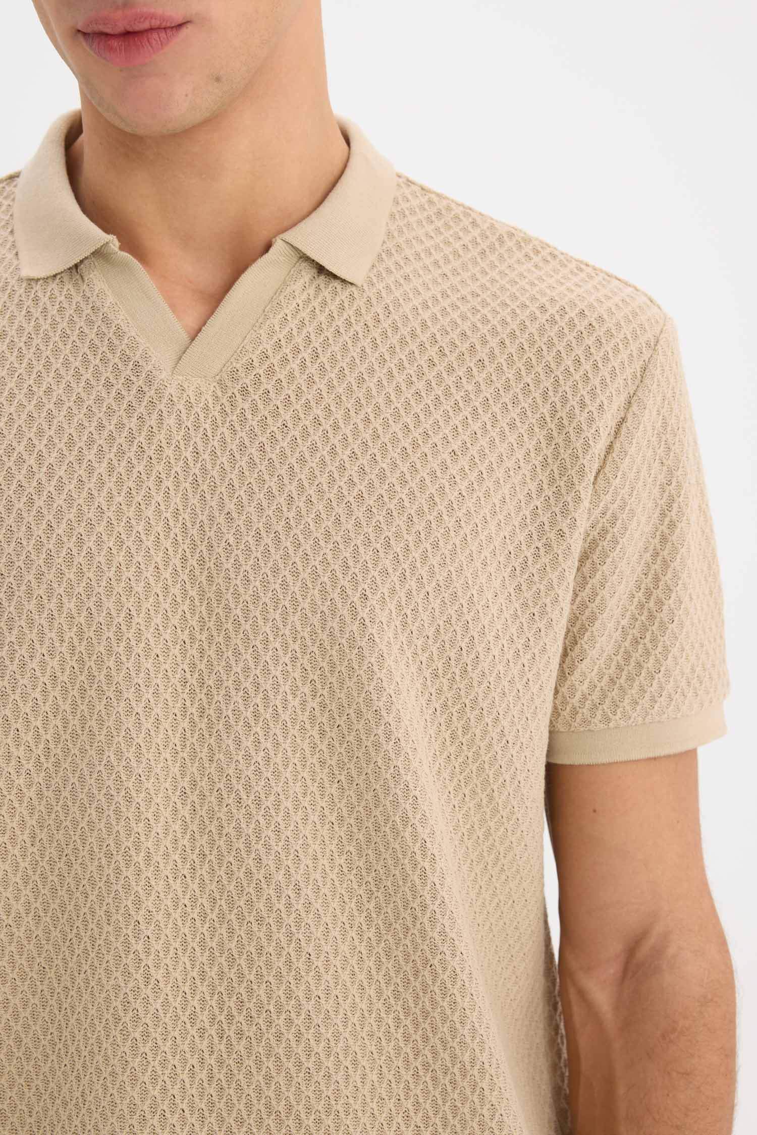 Regular Fit Polo Yaka Kısa Kollu Tişört