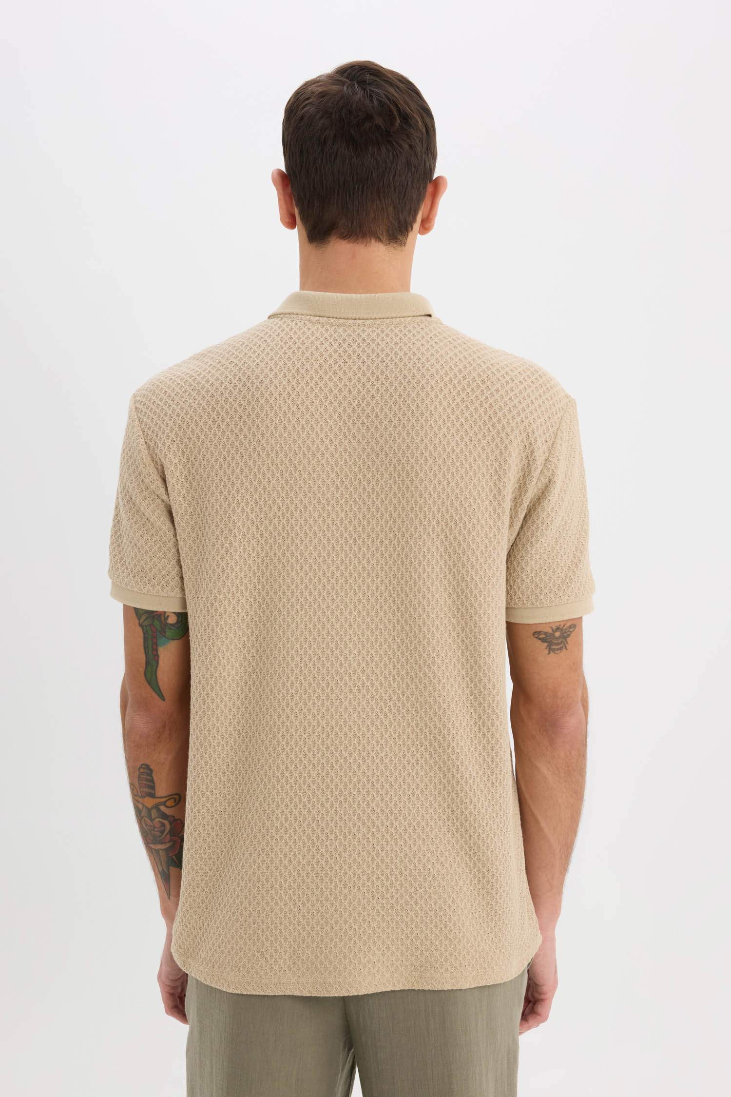 Regular Fit Polo Yaka Kısa Kollu Tişört