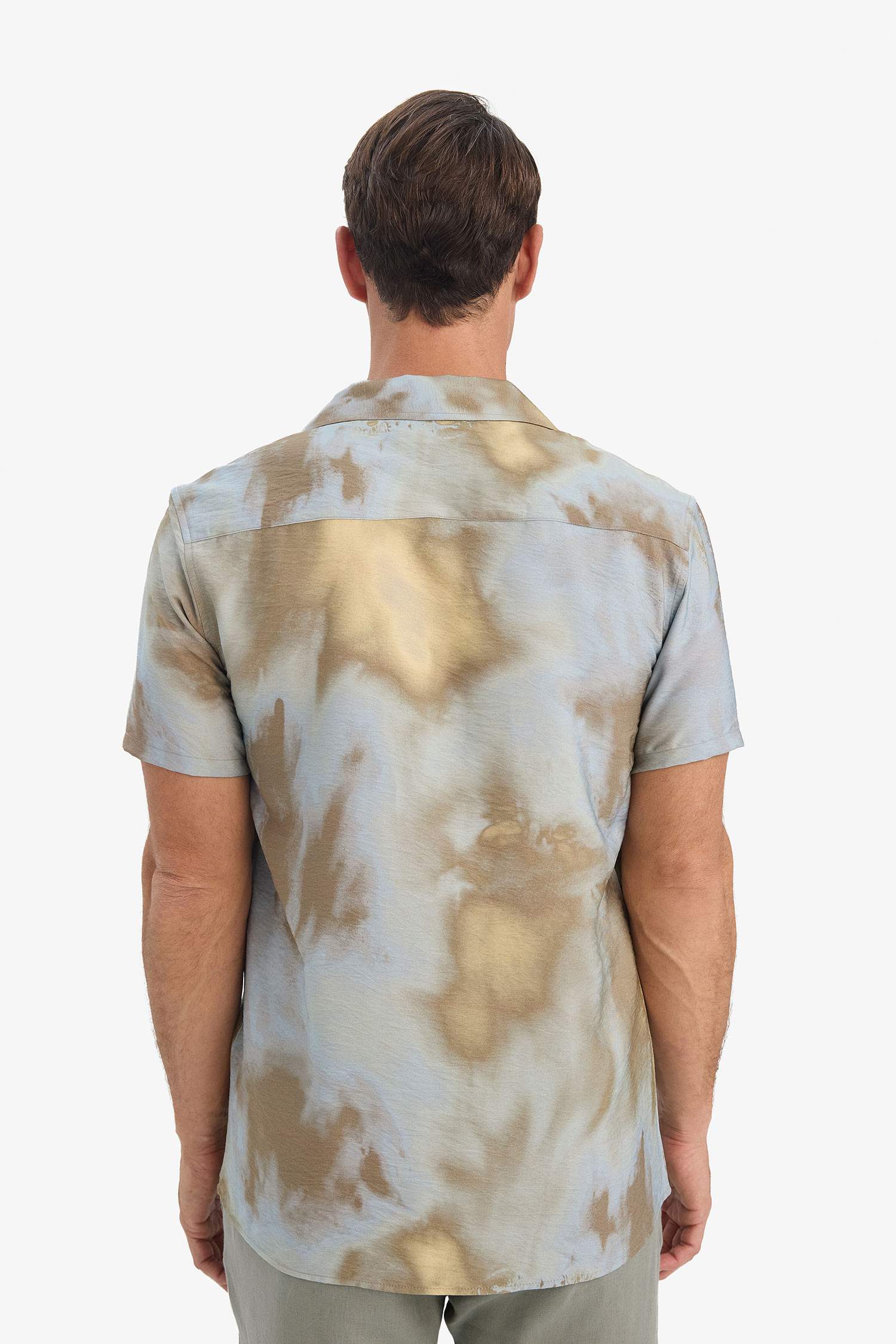 Modern Fit Polo Yaka Aerobin Yazlık Kısa Kollu Gömlek