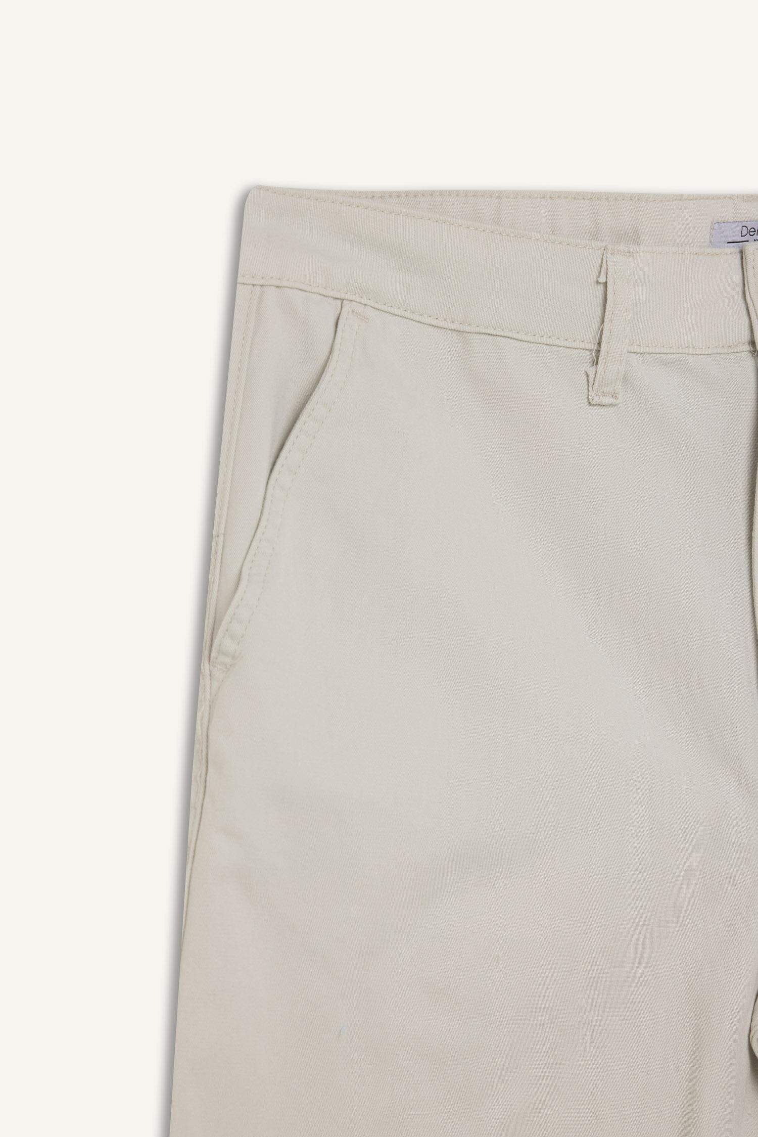 Cotton Regular Fit Bermuda Shorts
