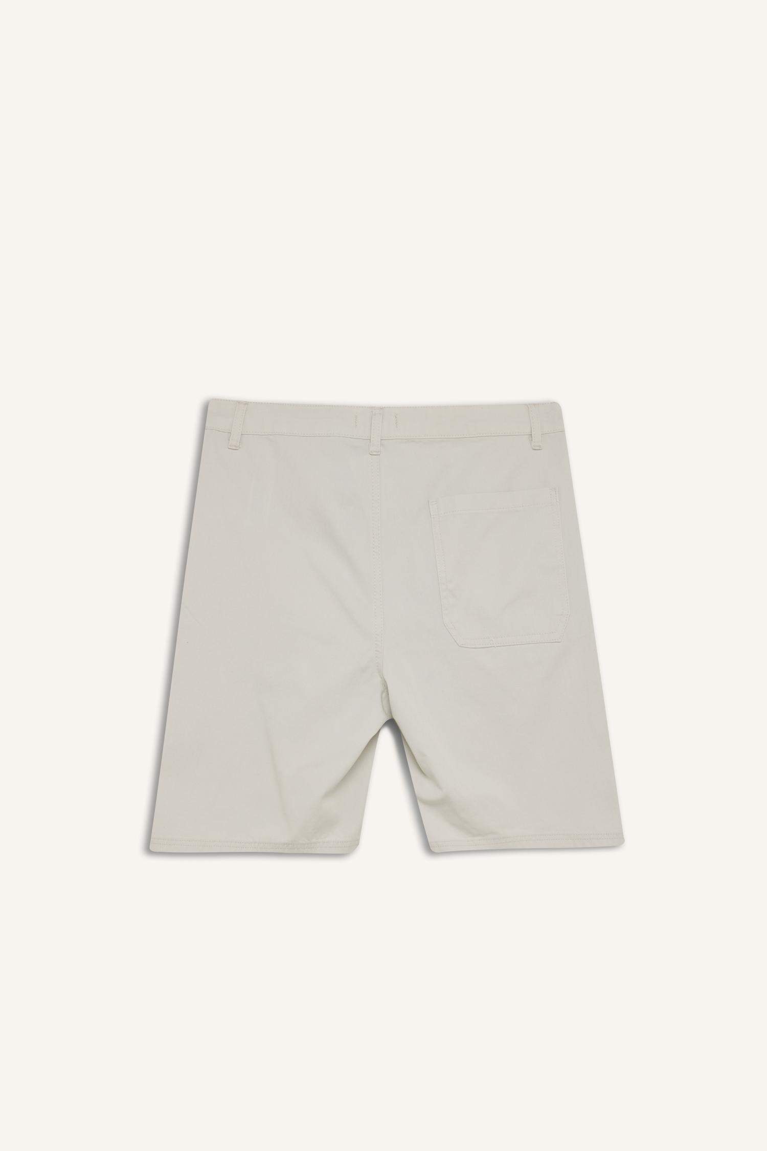 Cotton Regular Fit Bermuda Shorts