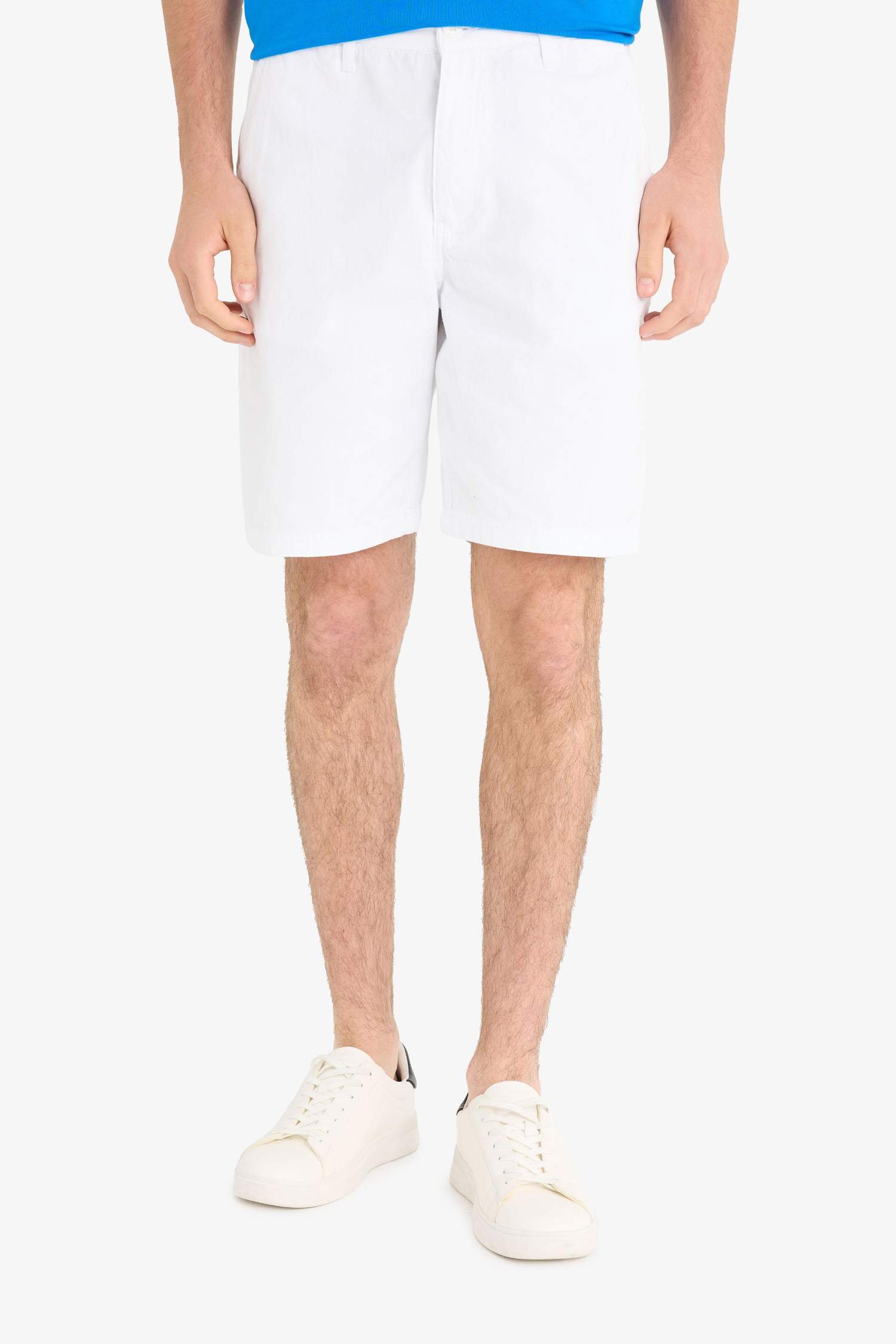 Cotton Regular Fit Bermuda Shorts