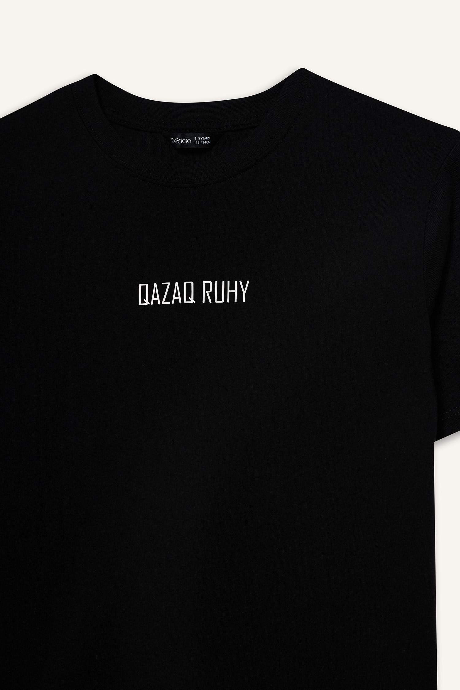 Футболка Regular Fit с надписью круглым вырезом и коротким рукавом для мальчиков