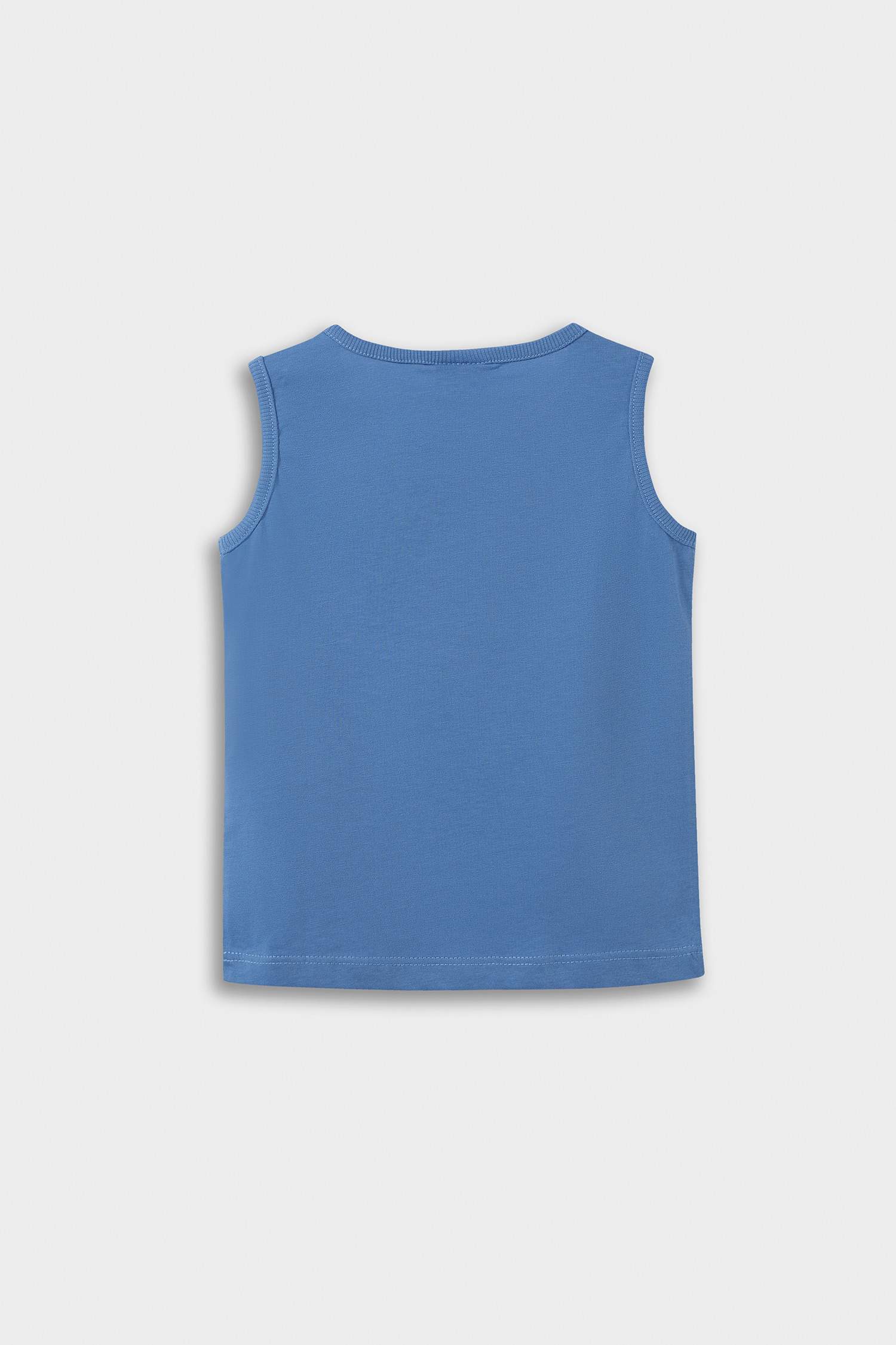 تيشيرت كت ولادي بطبعة شعار قصة عادية - قطعتين