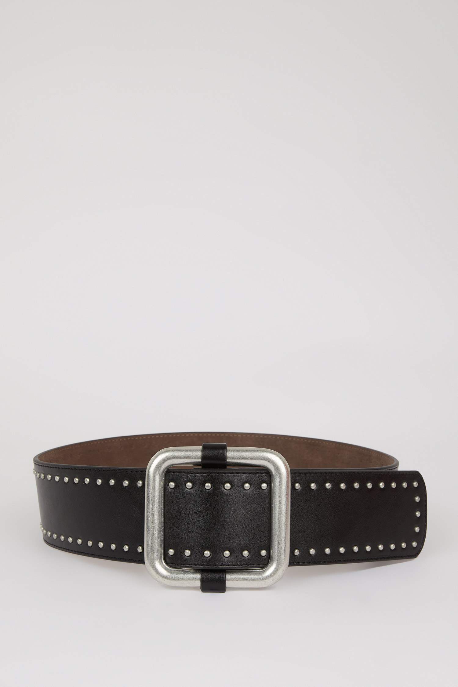 Kadın Büyük Toka Suni Deri Jean Kemeri