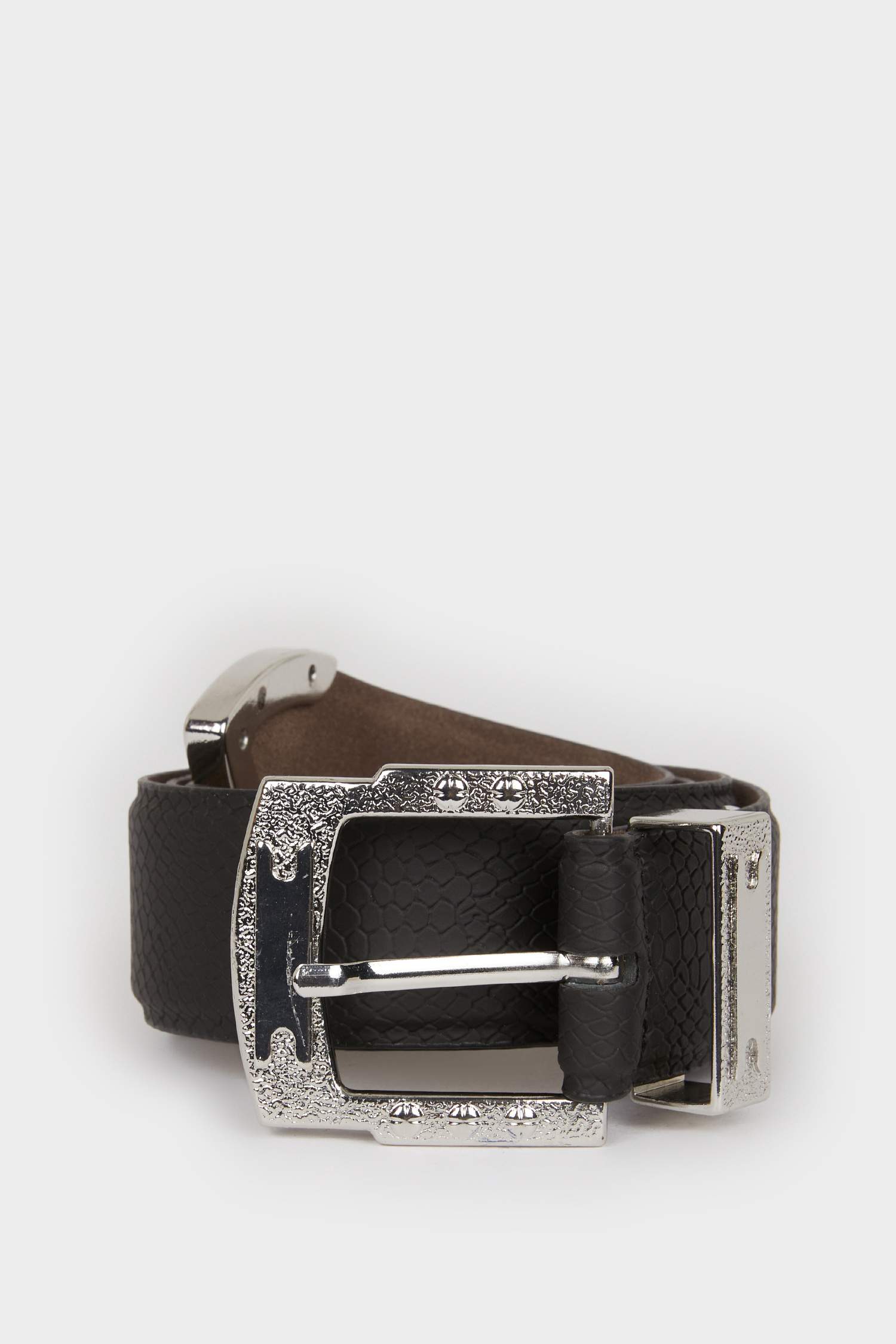 Kadın Suni Deri Jean Kemeri