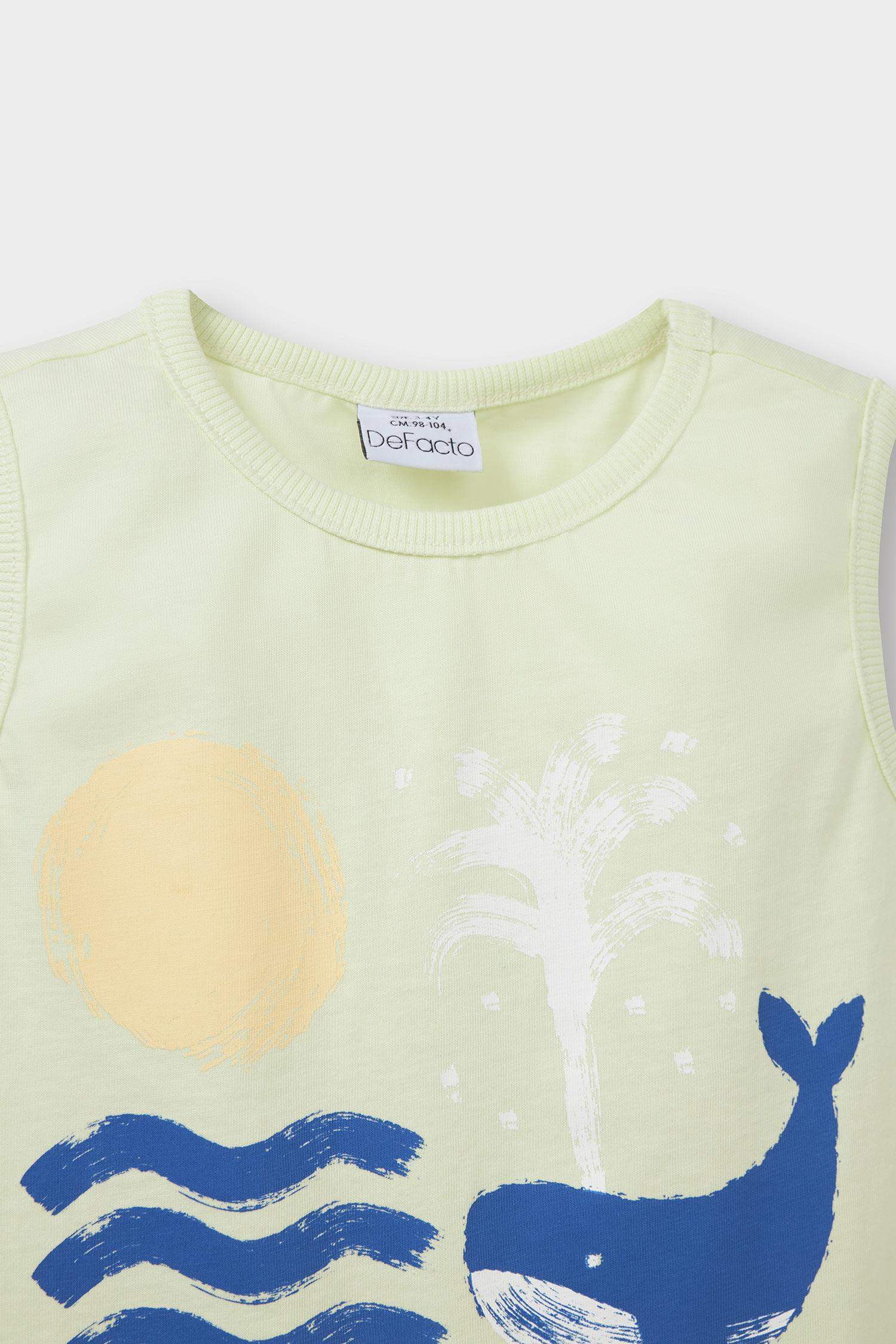 تيشيرت كت اولادي قصة عادية بطبعة نخيل