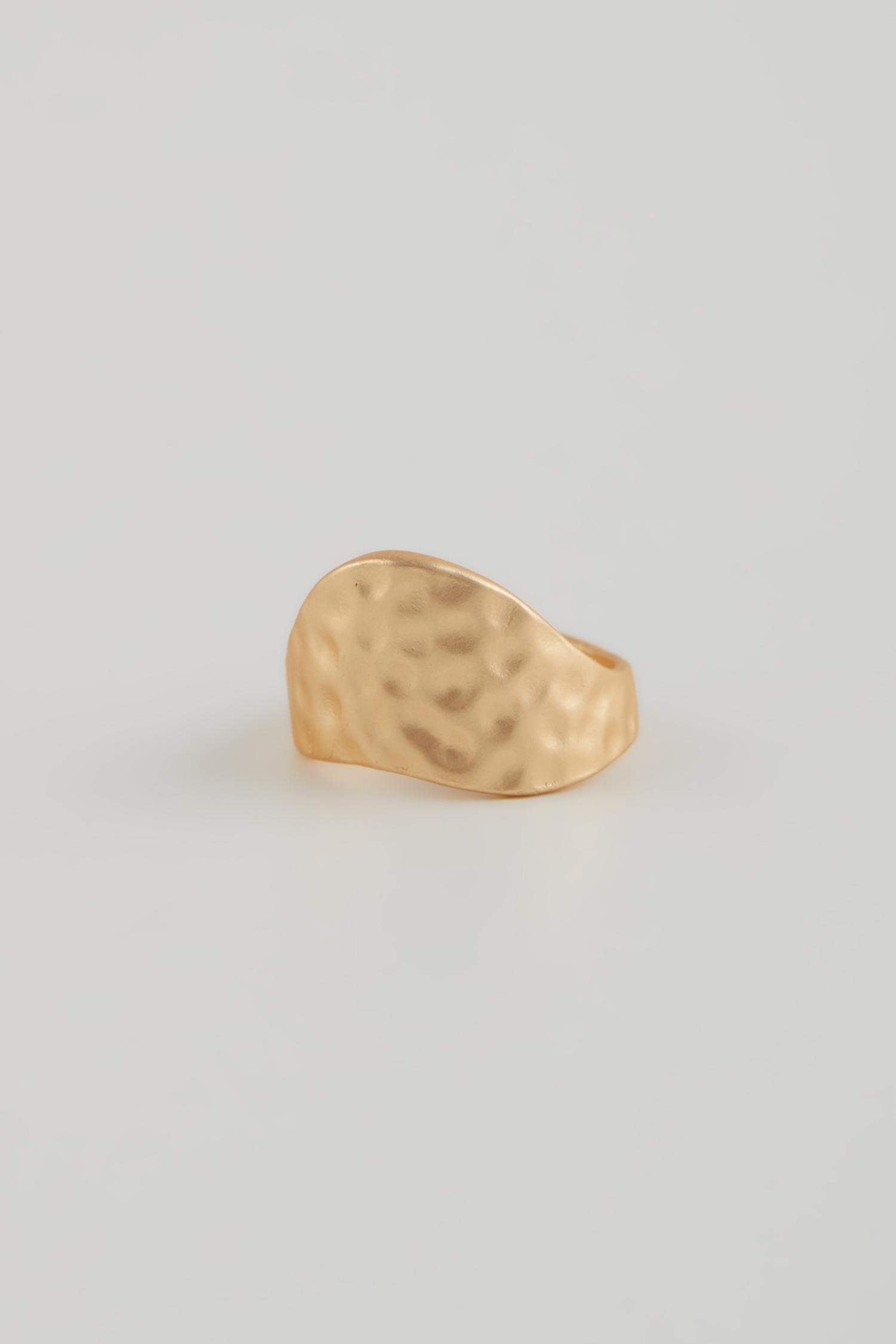 Kadın 3'lü Mat Gold Yüzük