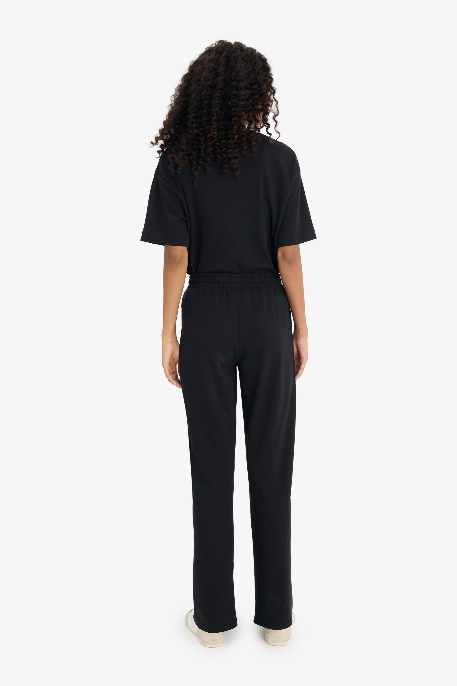 Wide Leg Basic Trousers