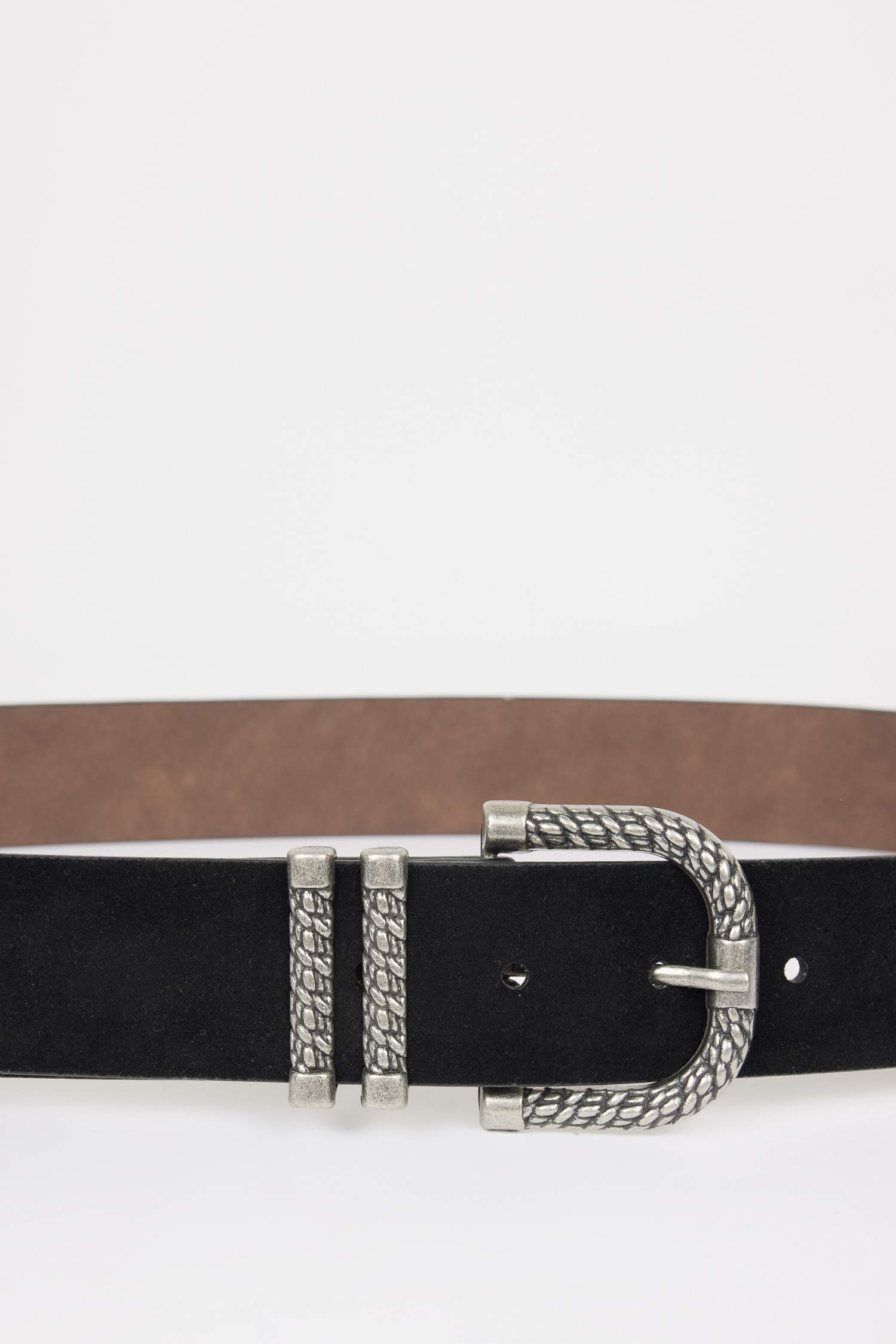 Kadın Suni Deri Jean Kemeri