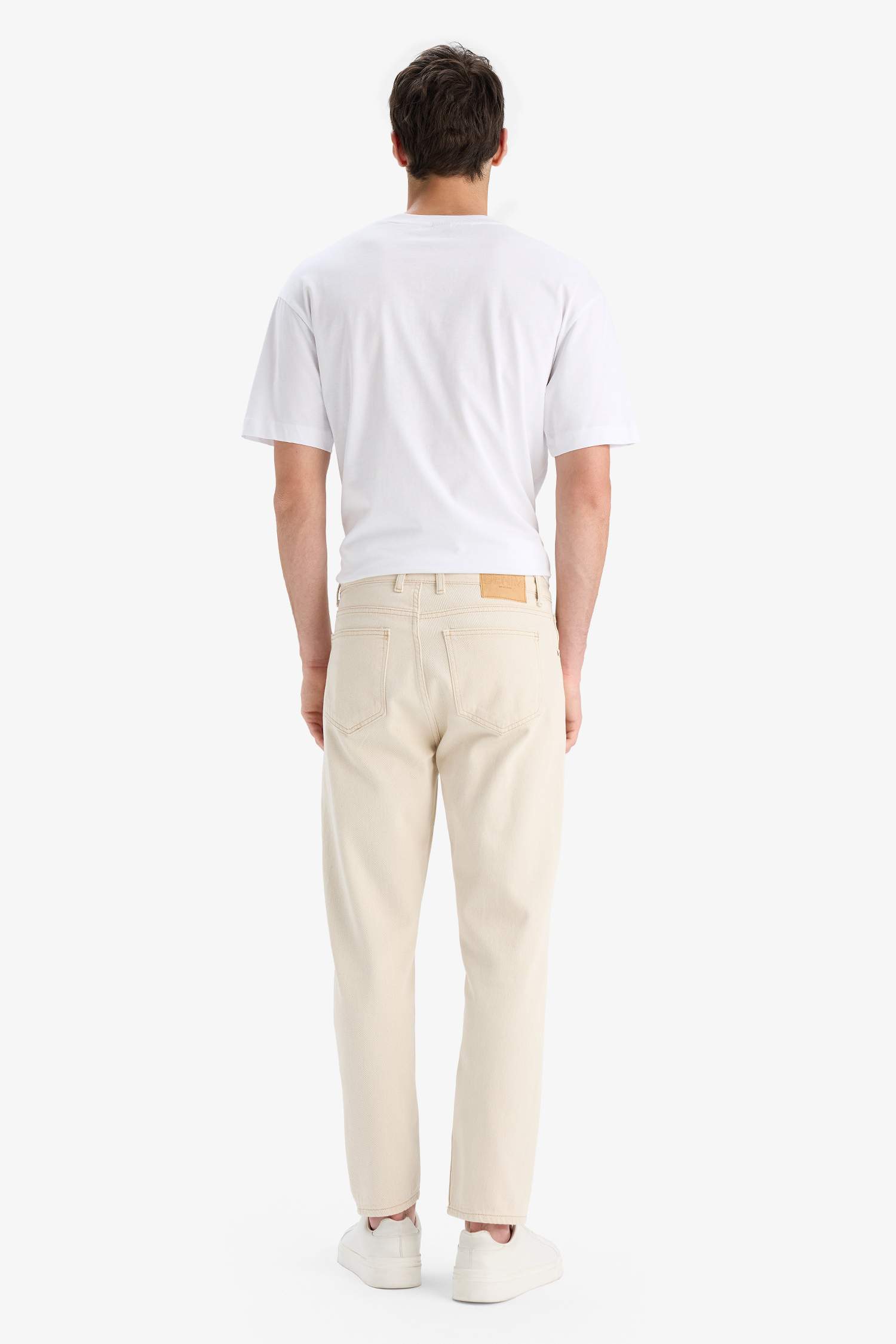 %100 Pamuk 90's Slim Fit Dar Kalıp Yüksek Bel Dar Paça Jean Pantolon