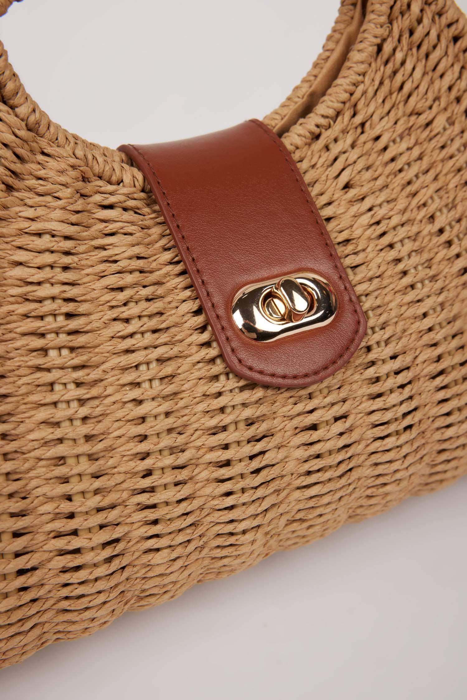 Kadın Hasır Omuz Çantası