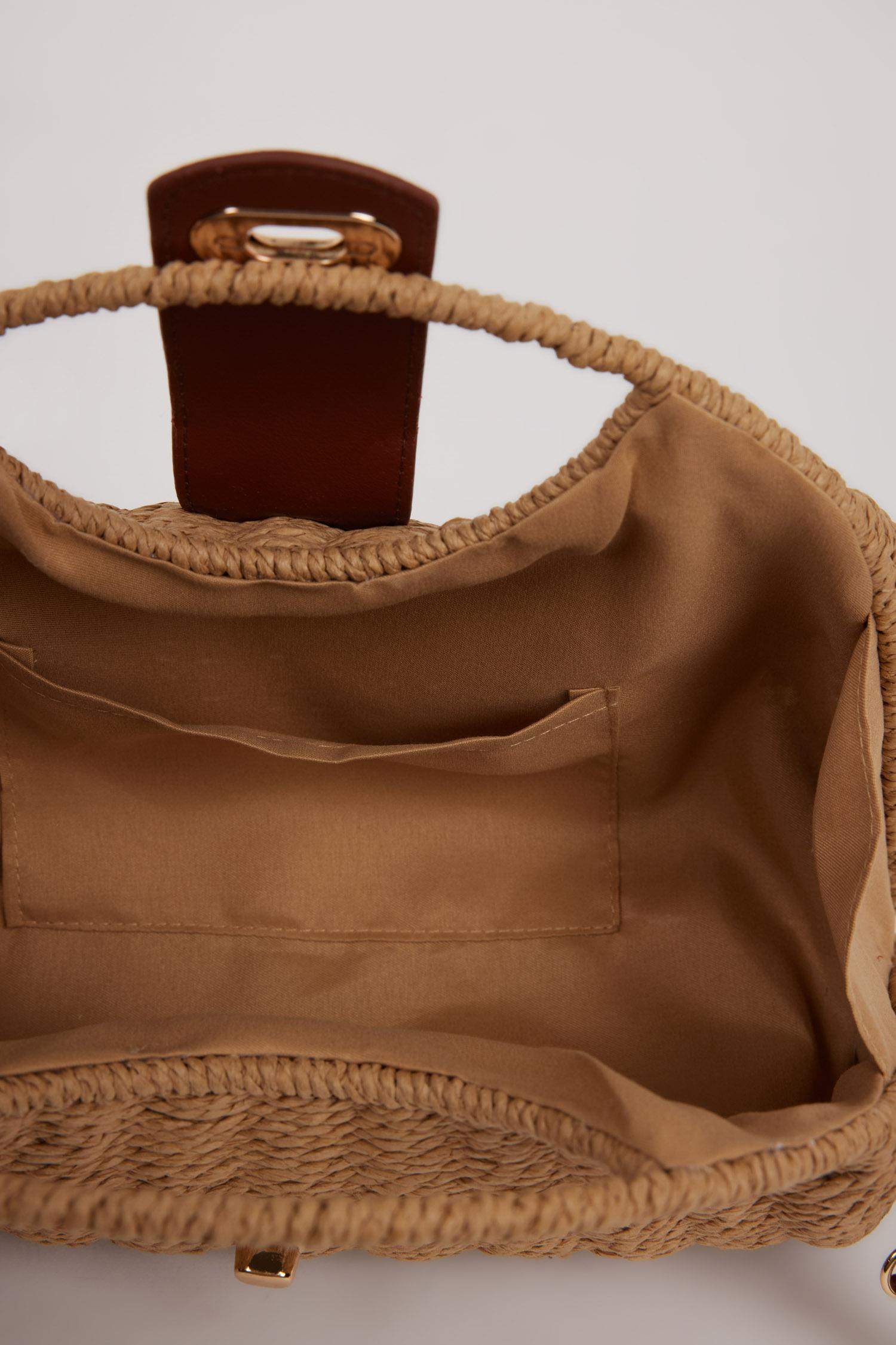 Kadın Hasır Omuz Çantası