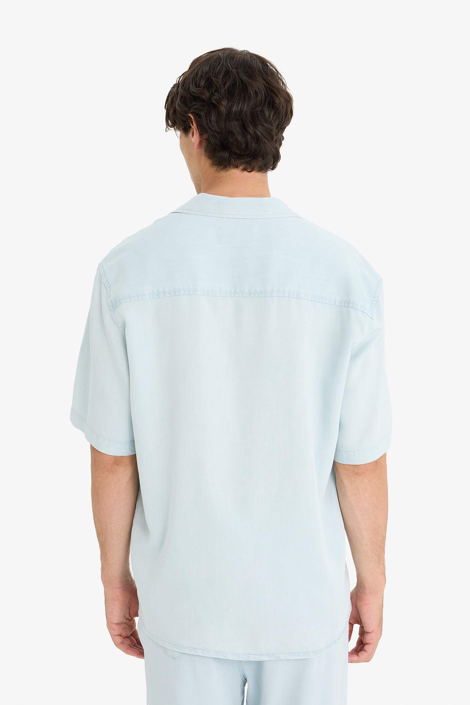 Relax Fit Short Sleeve Cotton Shirt