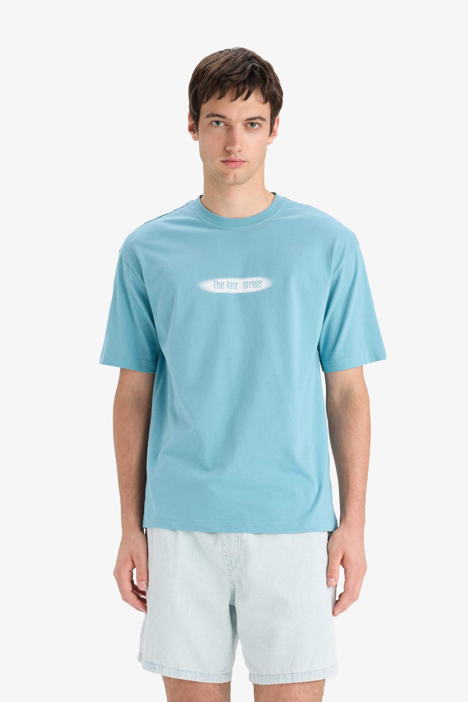 Short jean à coupe décontractée