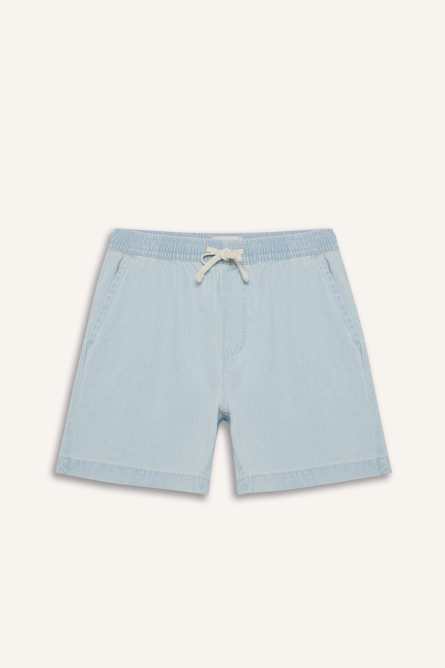 Short jean à coupe décontractée