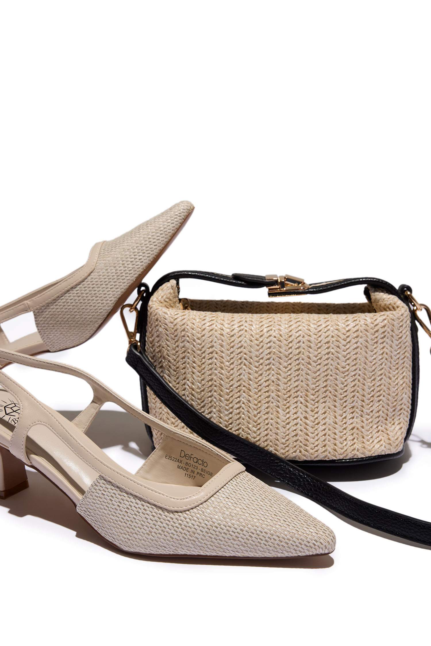 Kadın Hasır Omuz Çantası