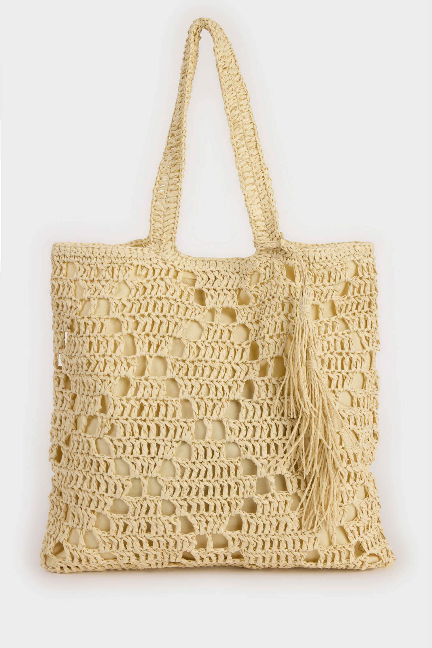 Kadın Hasır Omuz Çantası