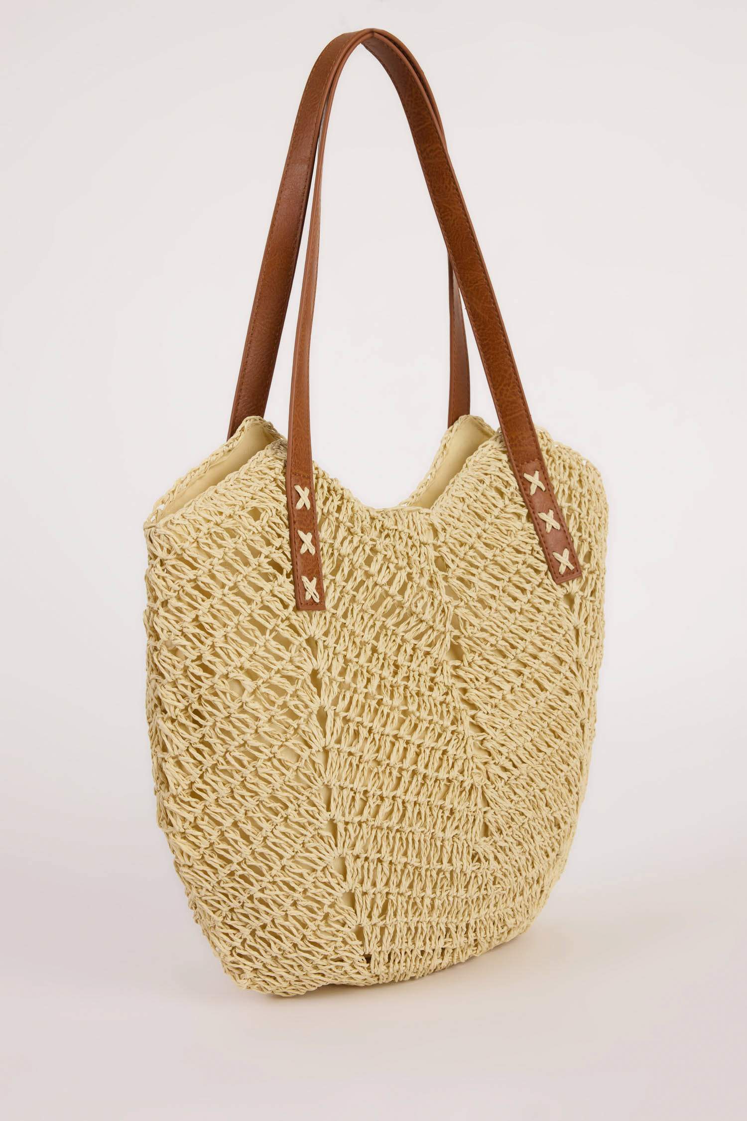 Kadın Hasır Omuz Çantası