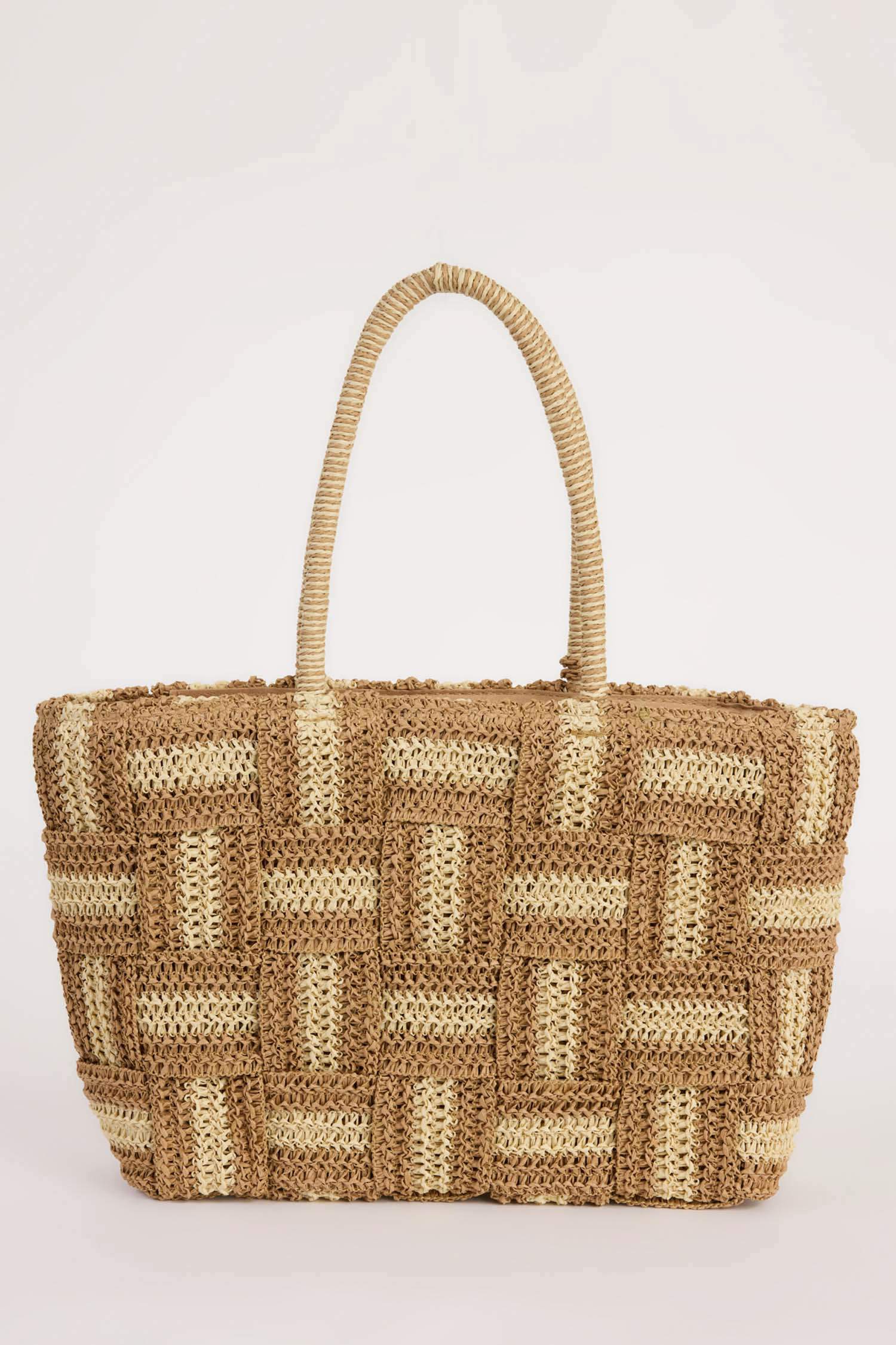 Женская плетеная сумка через плечо