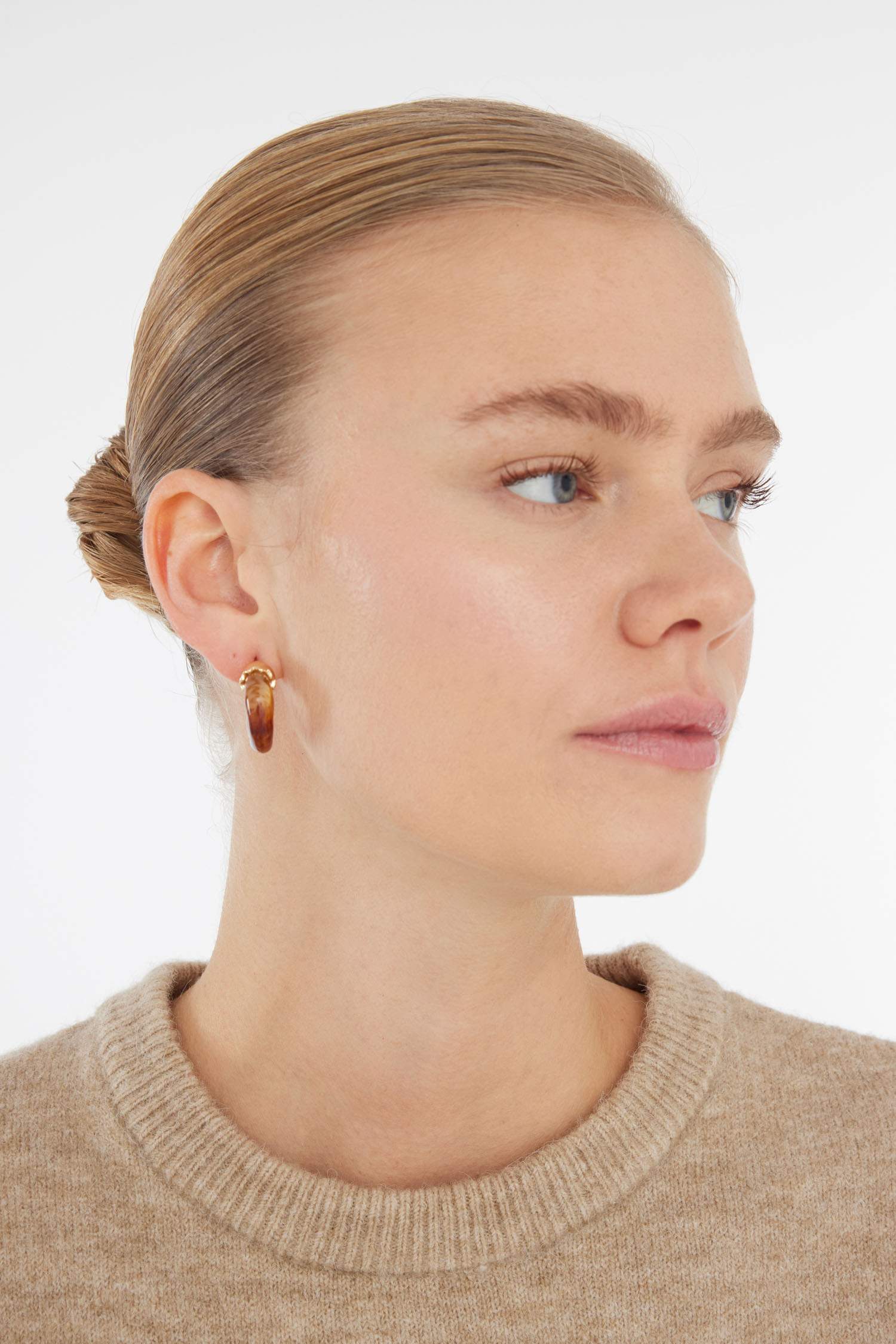 Kadın 2'li Gold Küpe