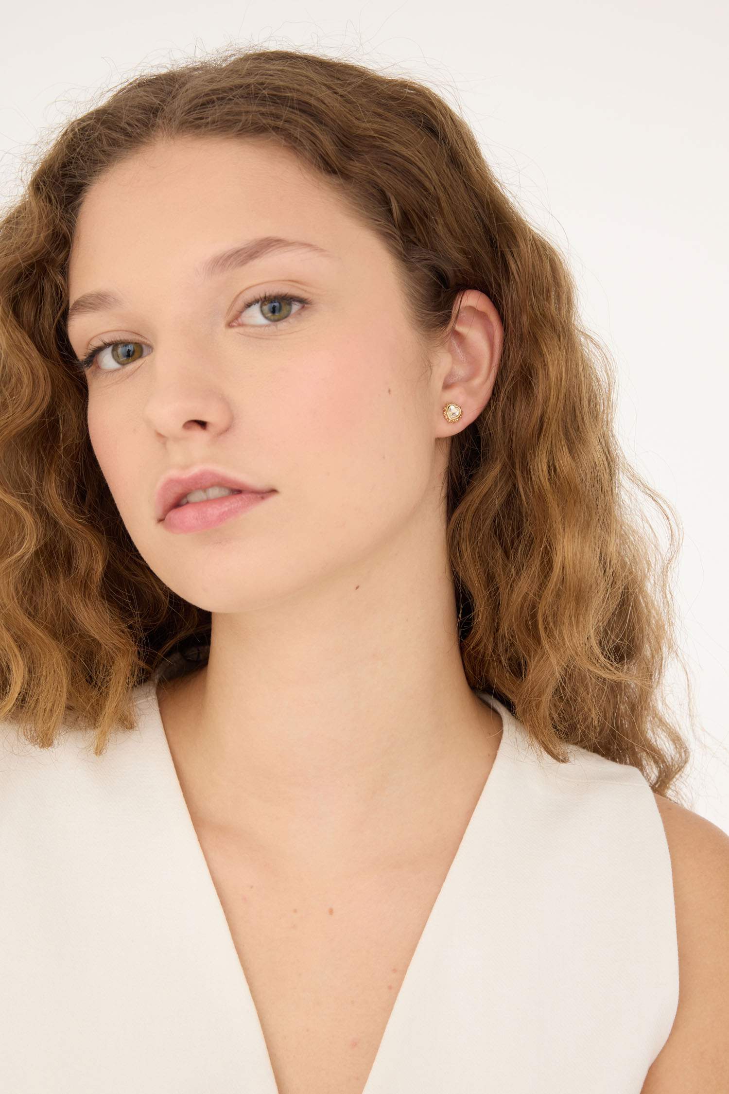 Kadın 12'li Gold Küpe