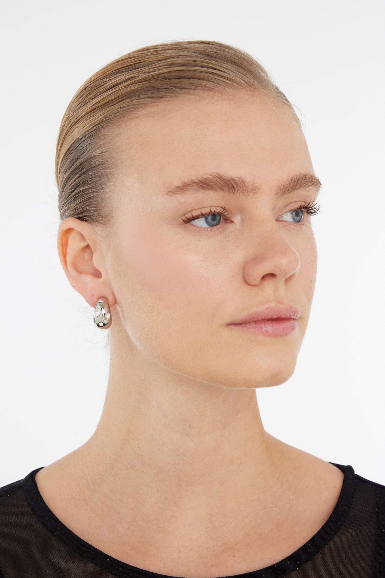 Woman 2 Piece Silver Earrings