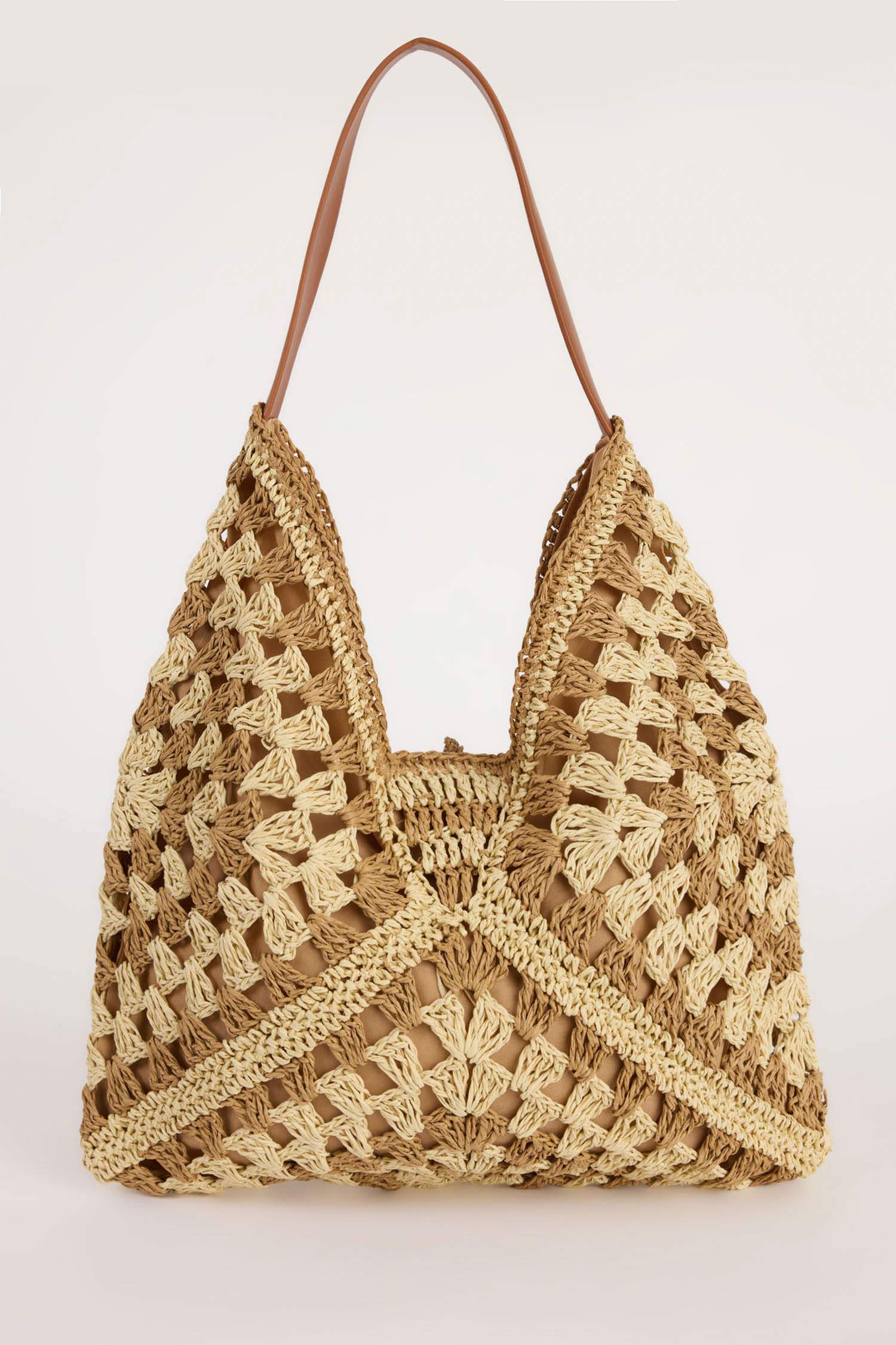 Kadın Hasır Omuz Çantası