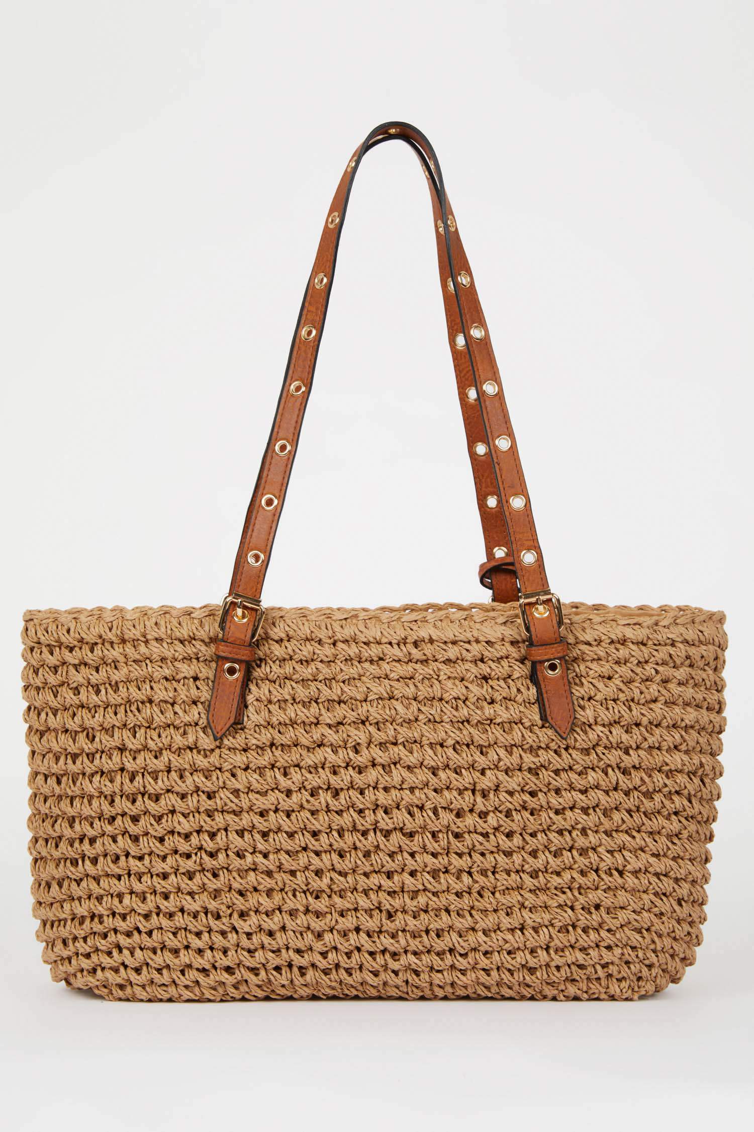 Woman Straw Shoulder Bag
