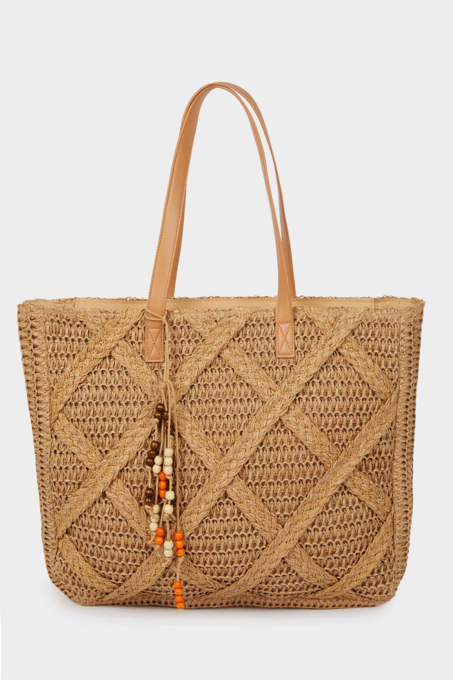 Woman Straw Shoulder Bag