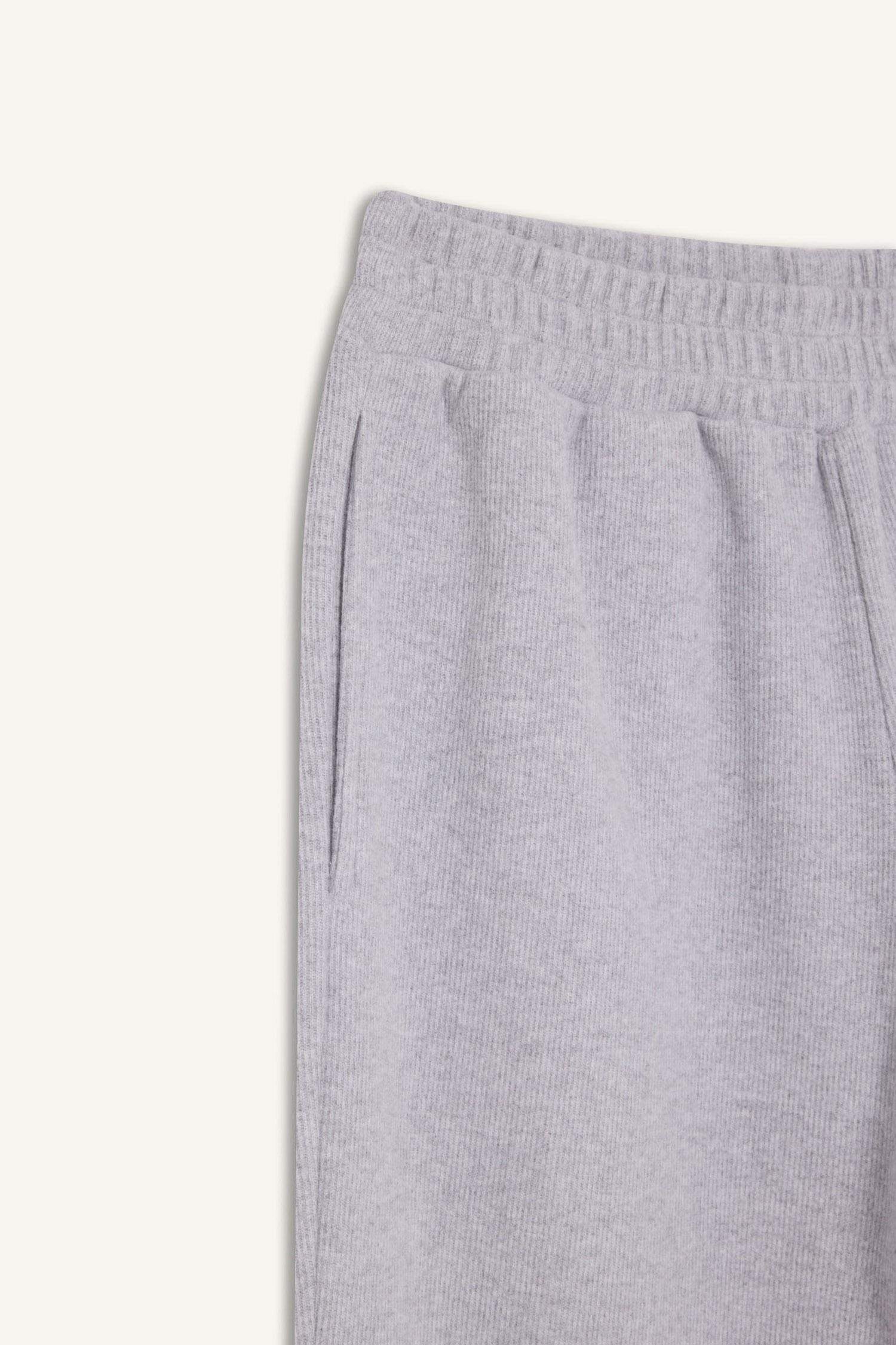 Basic Düz Jogger Eşofman Altı Beli Paçası Lastikli