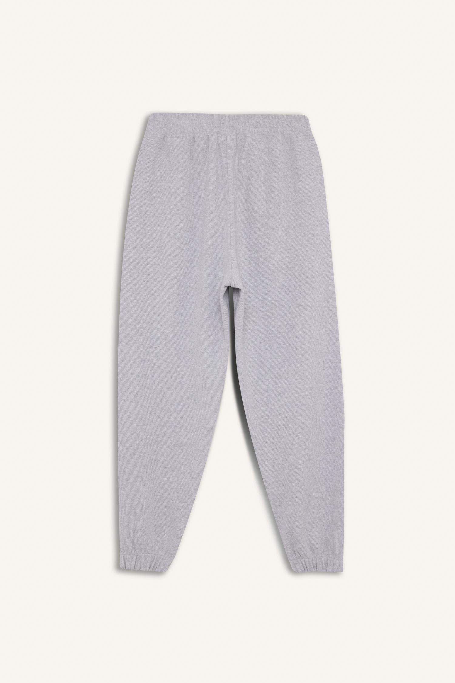 Basic Düz Jogger Eşofman Altı Beli Paçası Lastikli