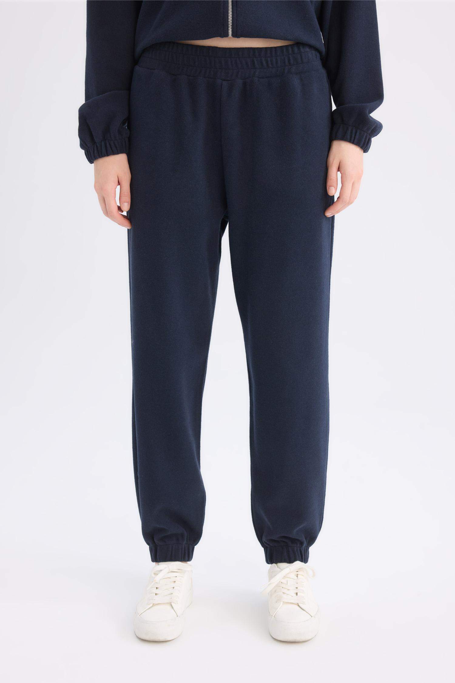 Elastic Waist Basic Jogger Sweatpants