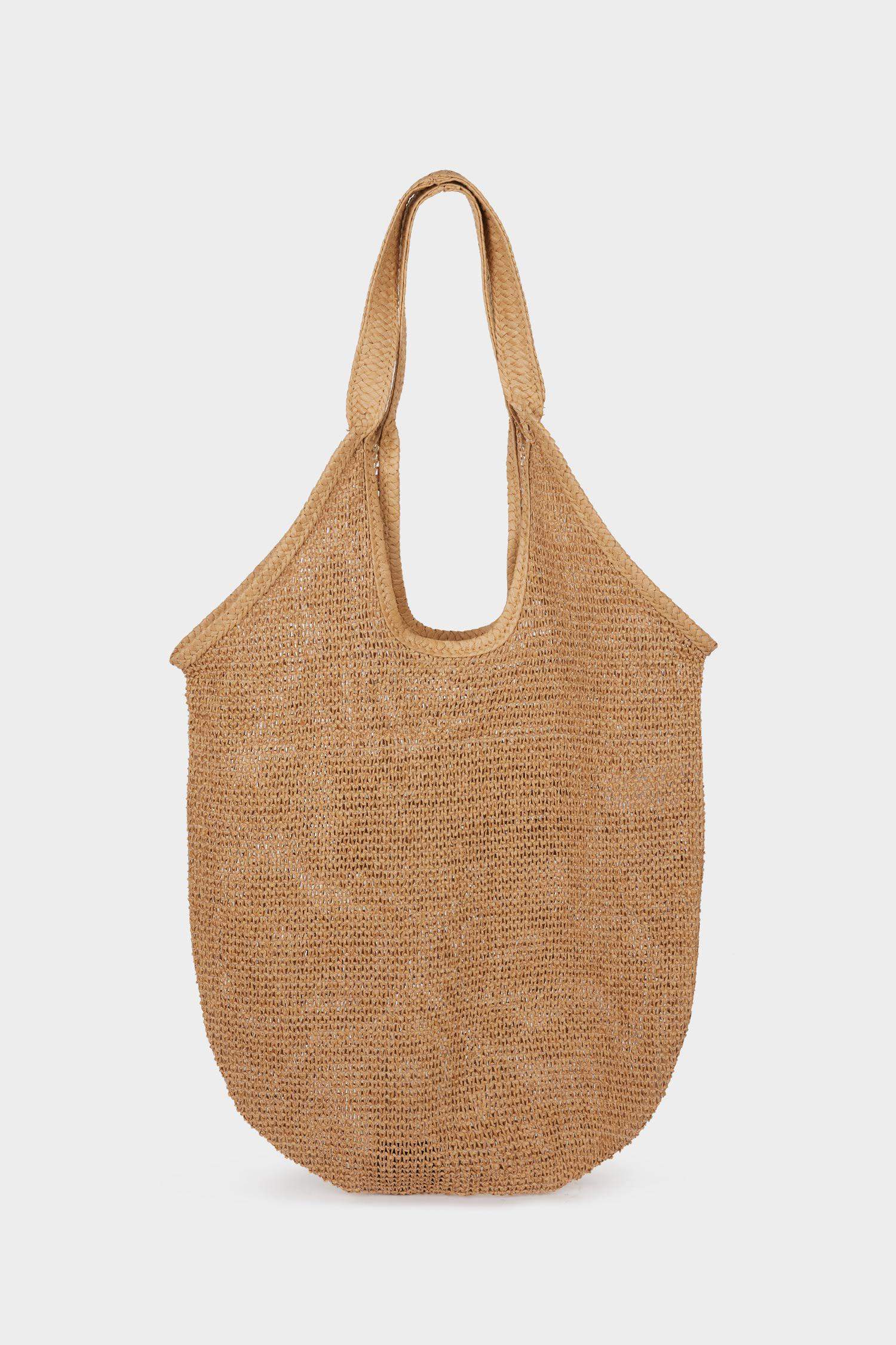 حقيبة قش نسائية