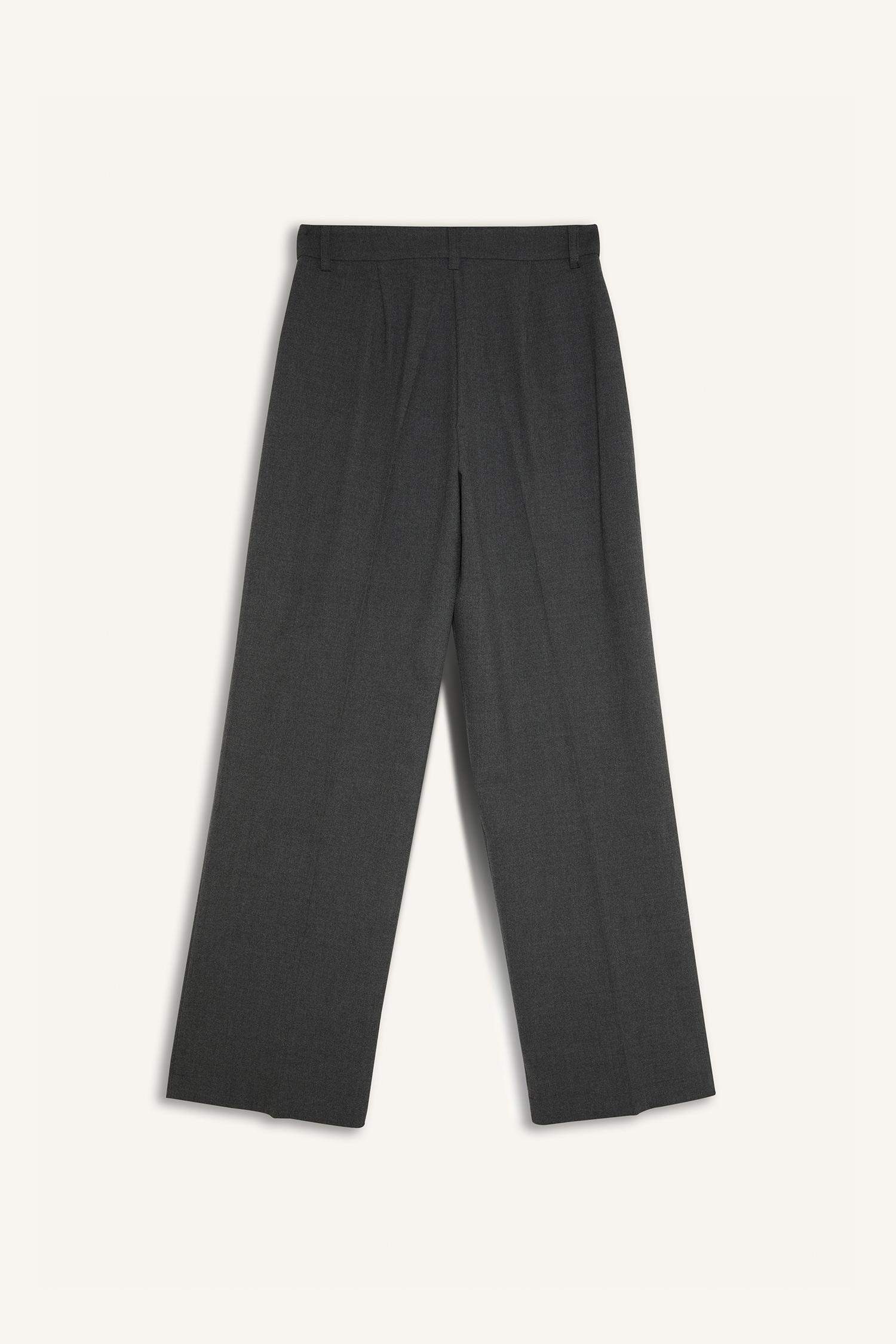 Wide Leg Normal Waist Classic Trousers