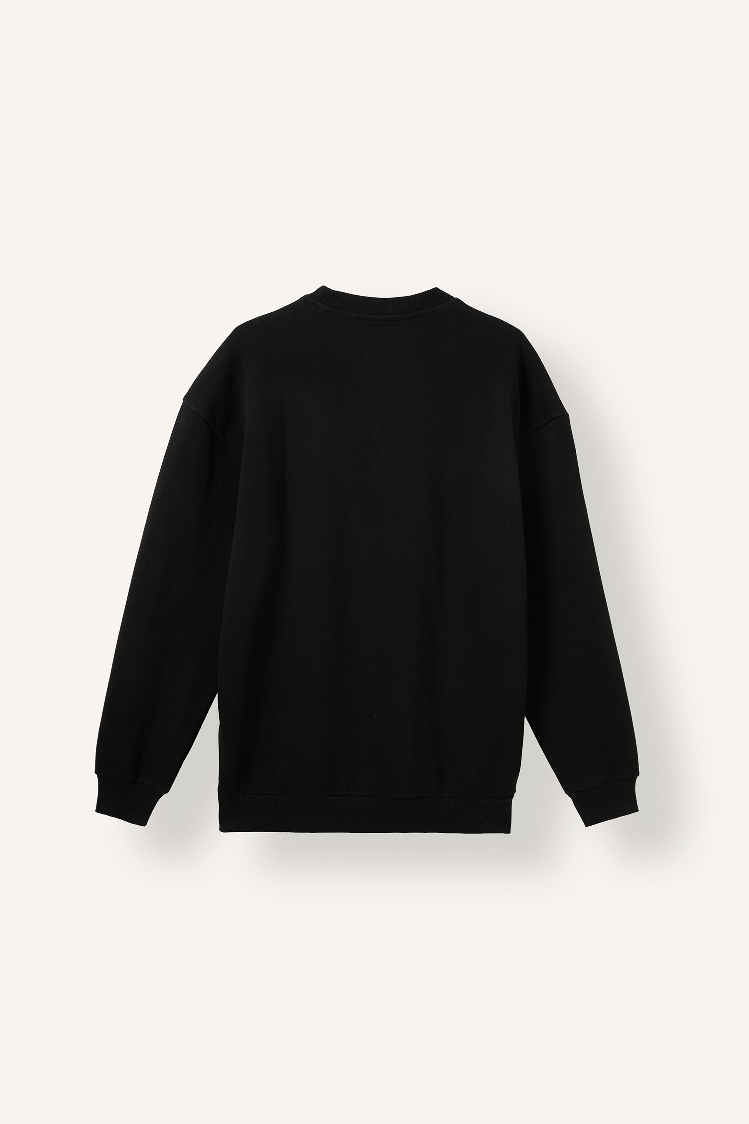 DeFacto Pamuklu Boxy Fıt Pike Sweatshirt görsel 6
