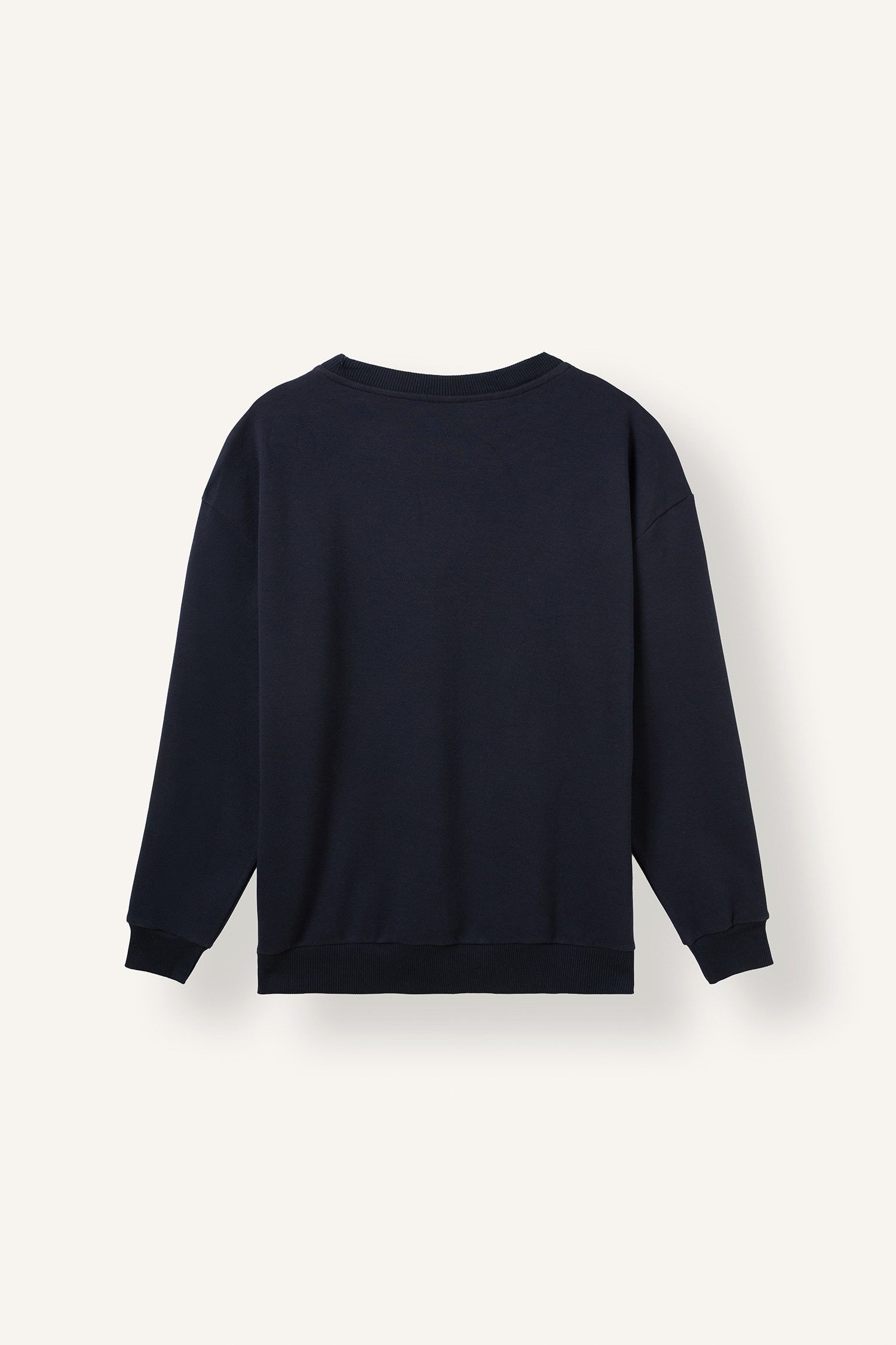 DeFacto Pamuklu Boxy Fıt Pike Sweatshirt görsel 8